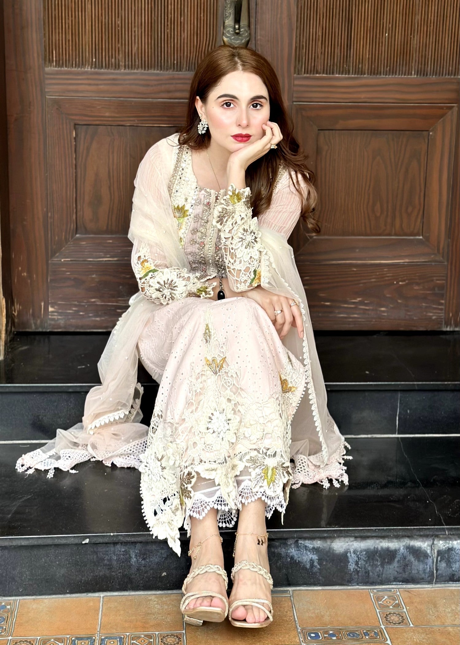 Khuda Baksh Creations S 125 Pink Women 4pcs