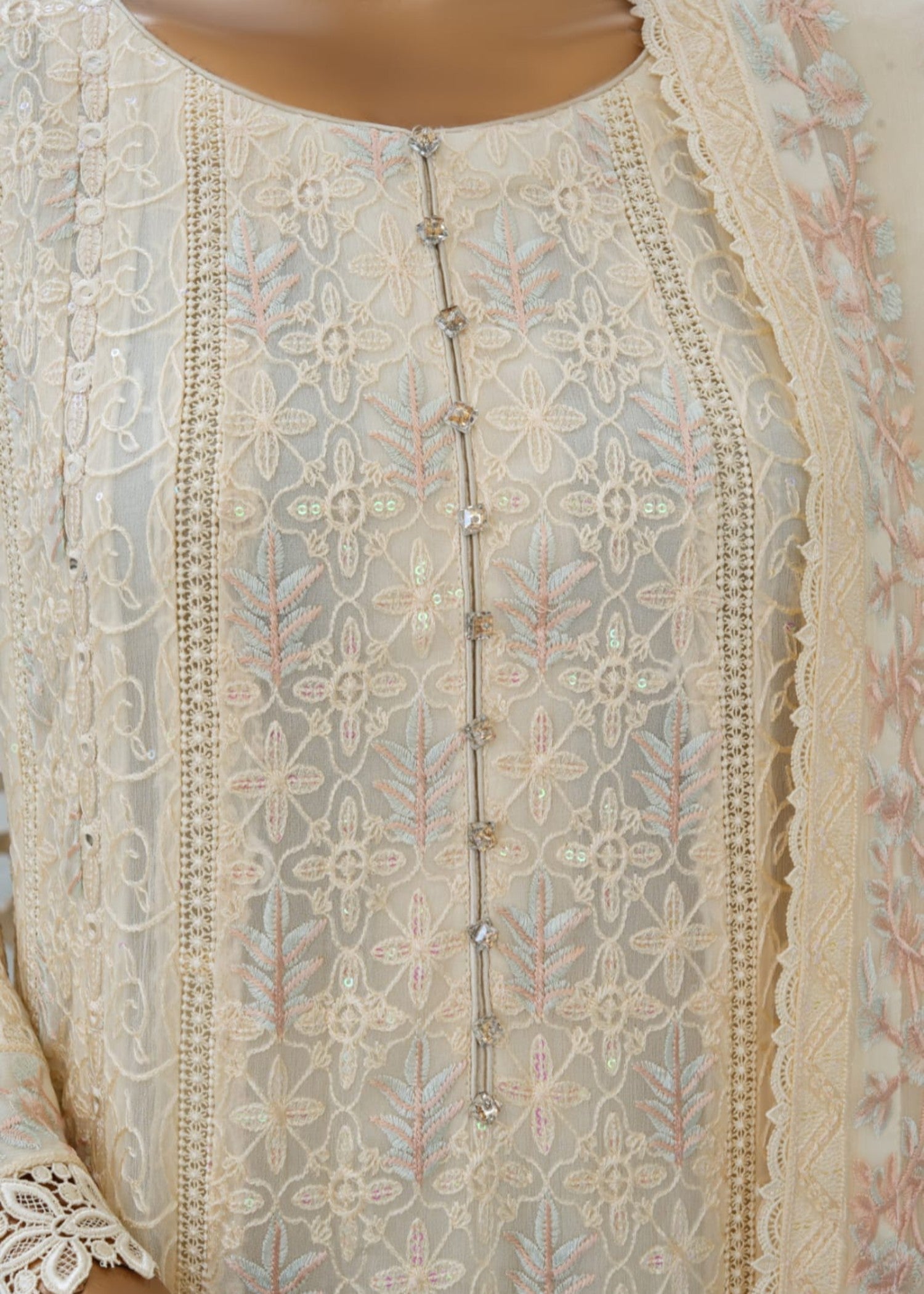 Ahmed Creations AYZEL CREAM Women 3pcs