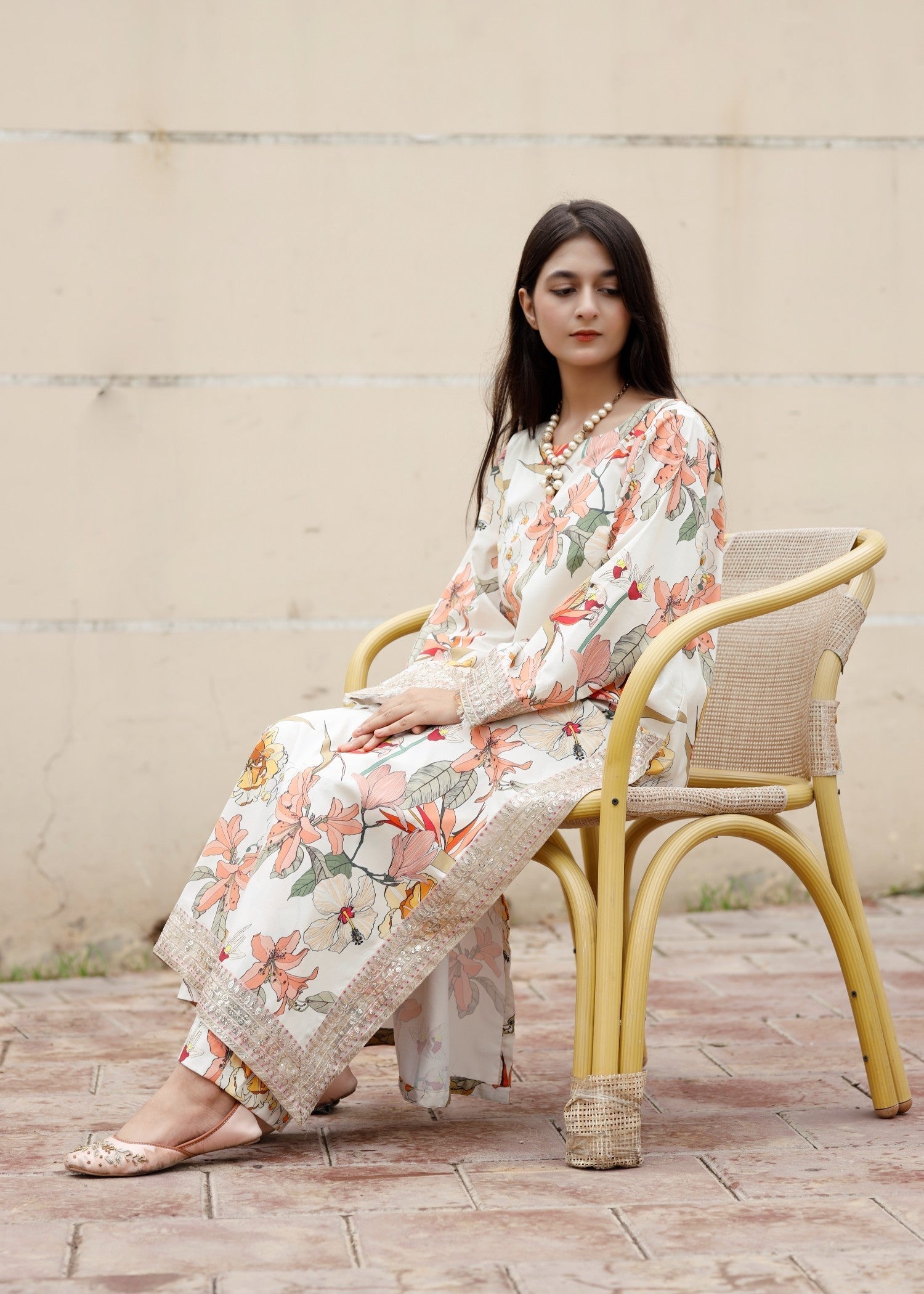 Maharani Official Allure Flora | Stitched Suit Women 2pcs