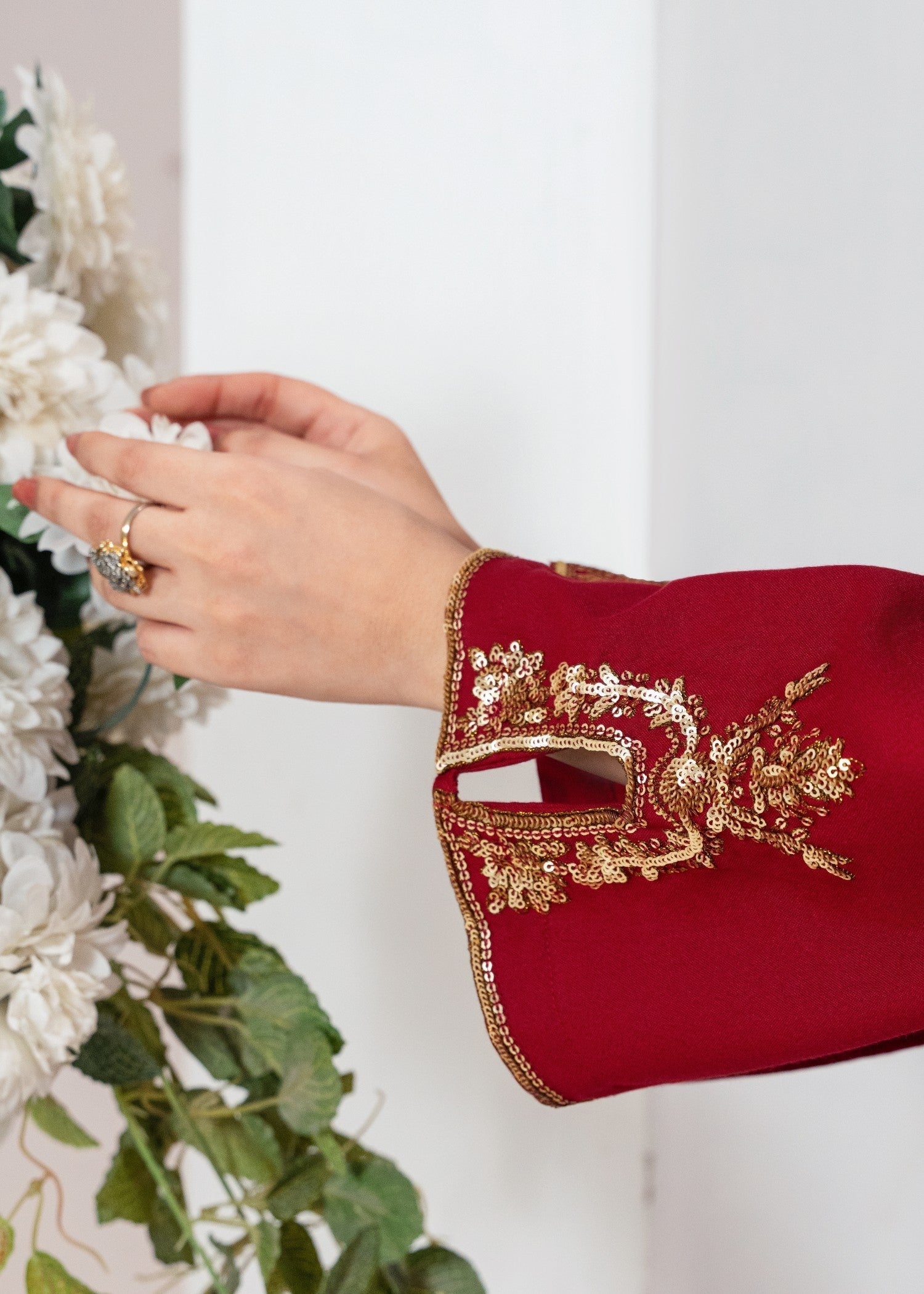 Sahibas By Mirza Dosh Maroon Women 2pcs