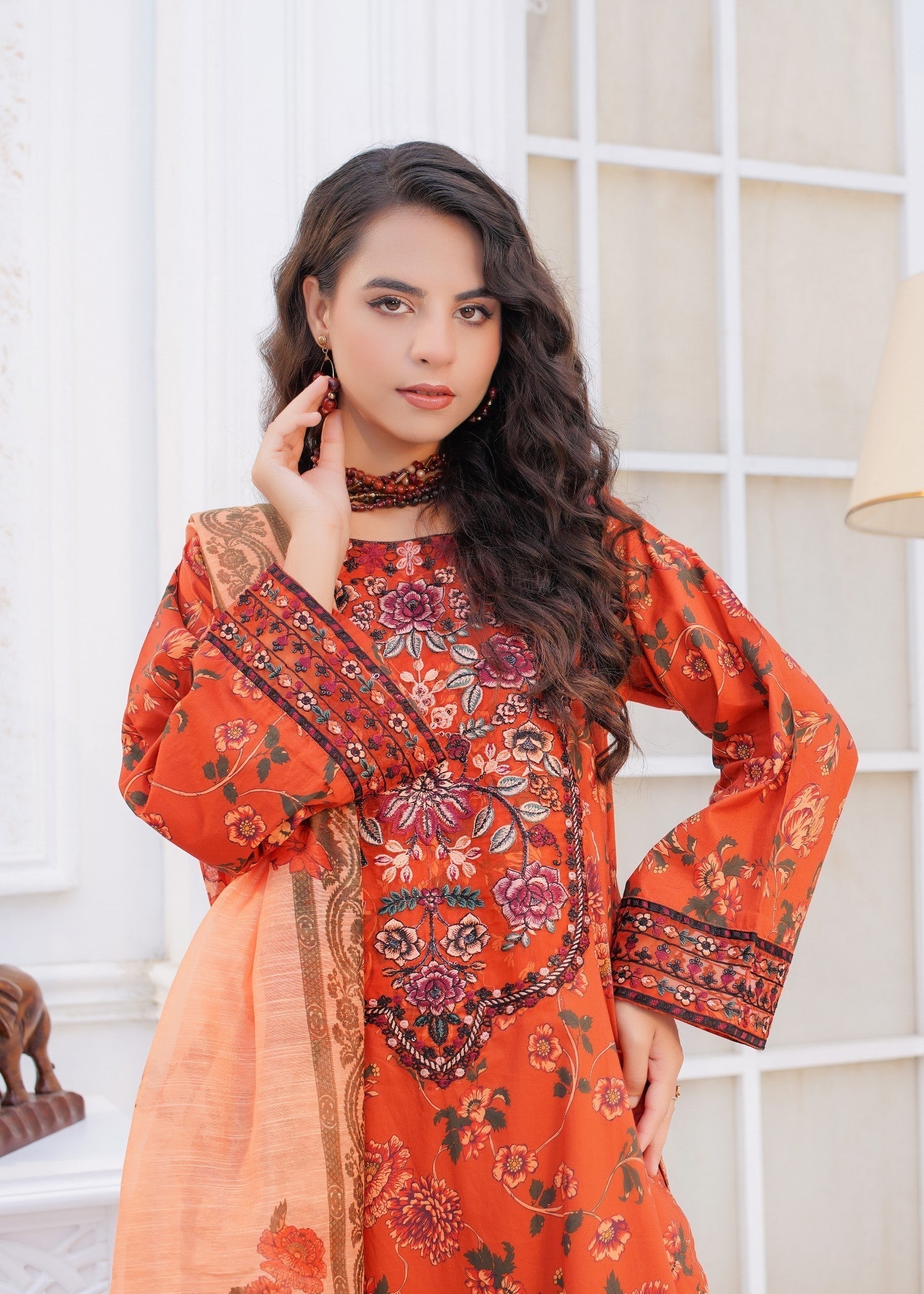 Safdar Embroidery Printed Pure Lawn Embroidered 19 Women 3pcs