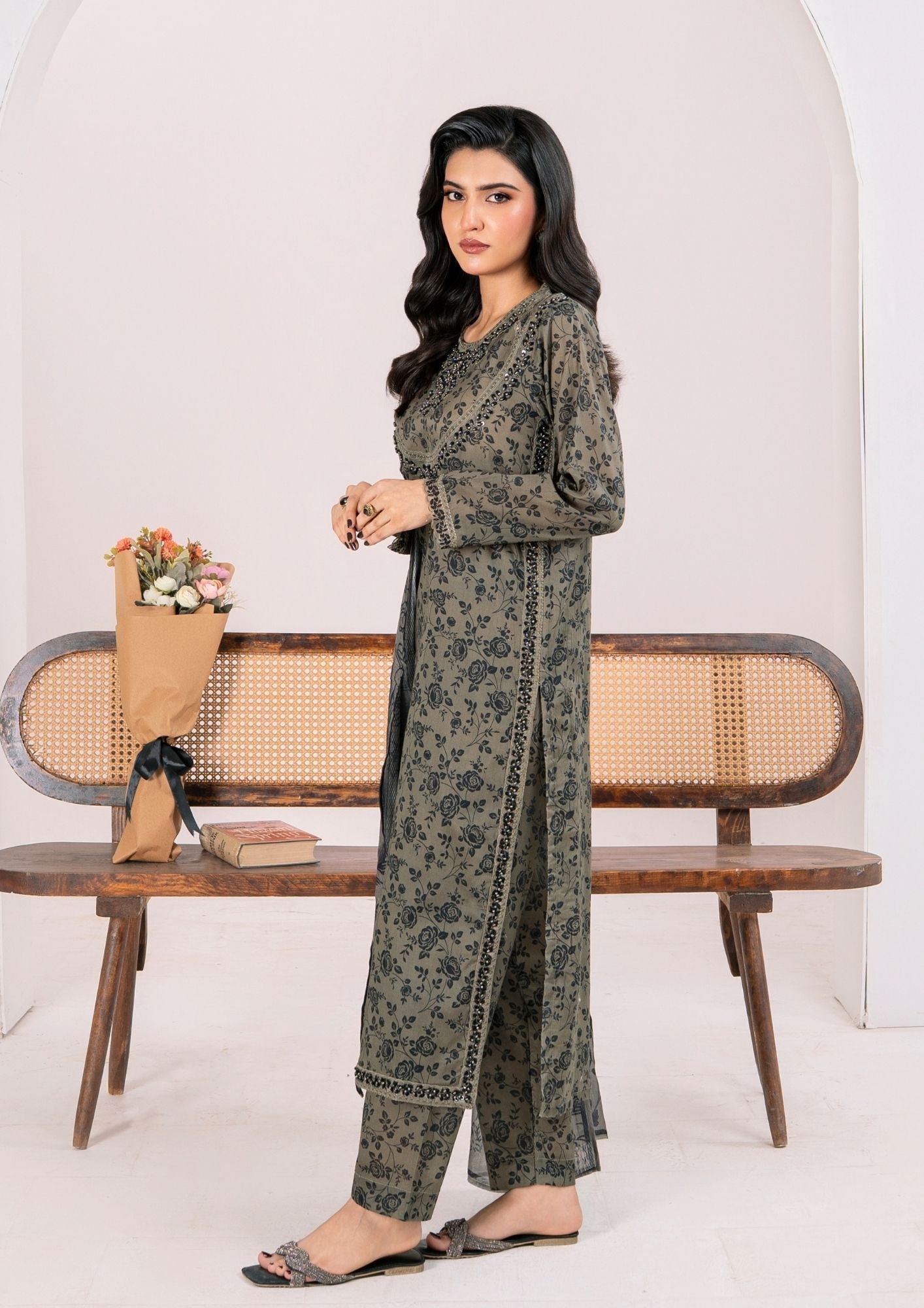 Alfatah Pret Printed Lawn with Embroidery RANAAI S25 0015 Women 3pcs