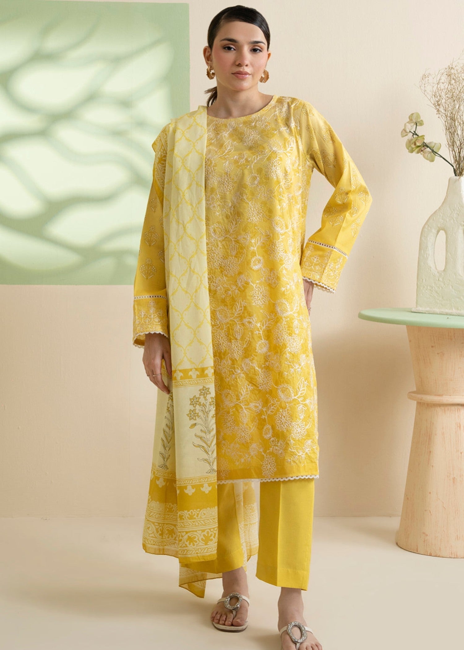 Zellbury WPS2531832 Yellow Women 3pcs