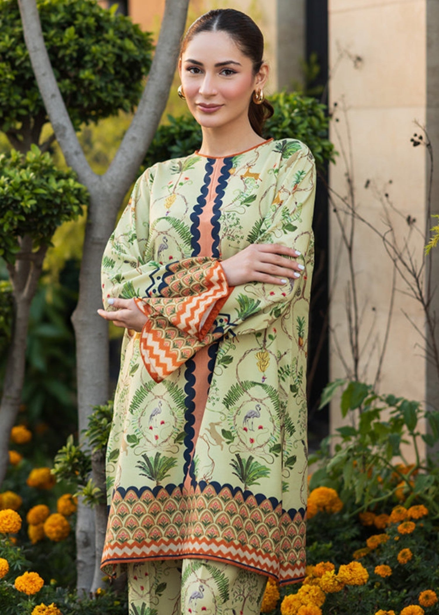 Midway Arts Rania Mint Women 2pcs