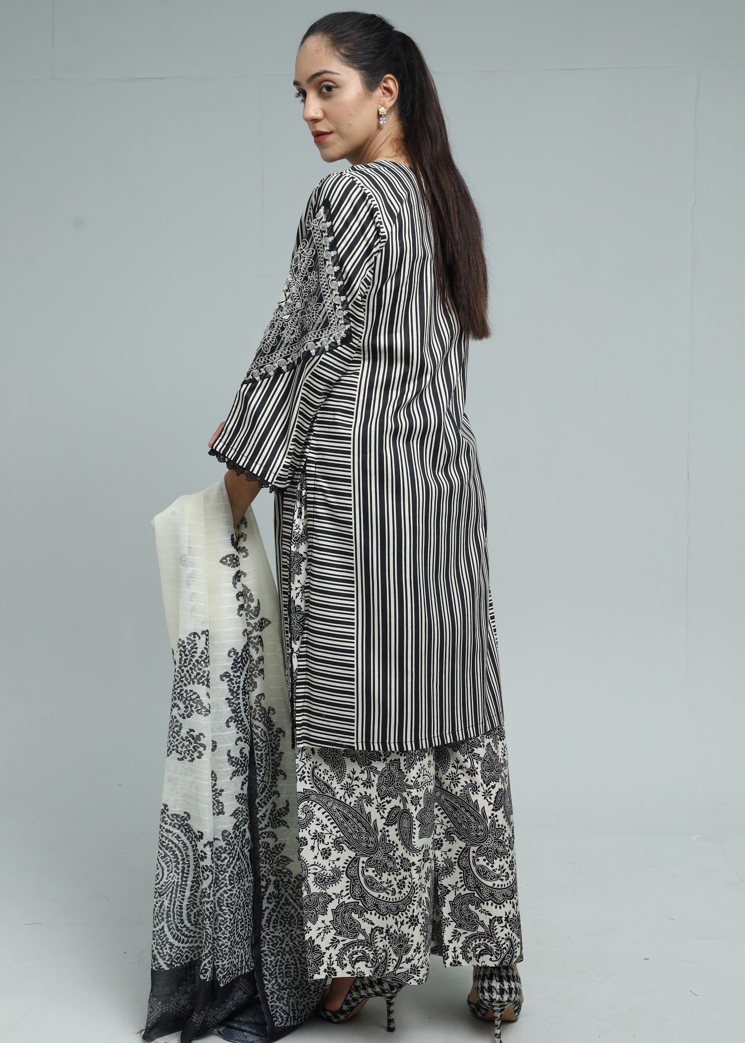 Mirhal Fashion Miraal Black&White Women 3pcs