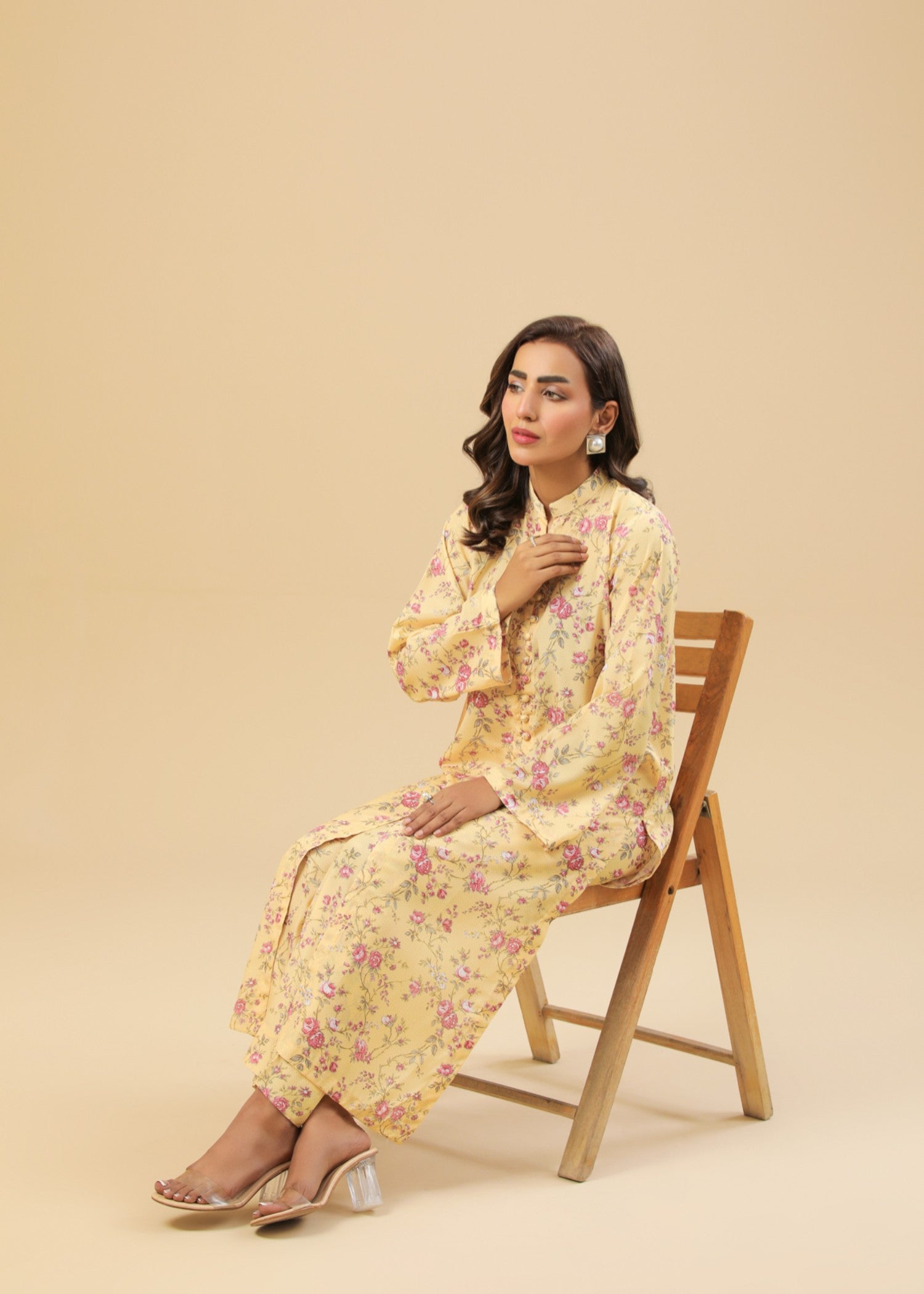 Zenyre Lemon Blossom Printed Set Women 2pcs