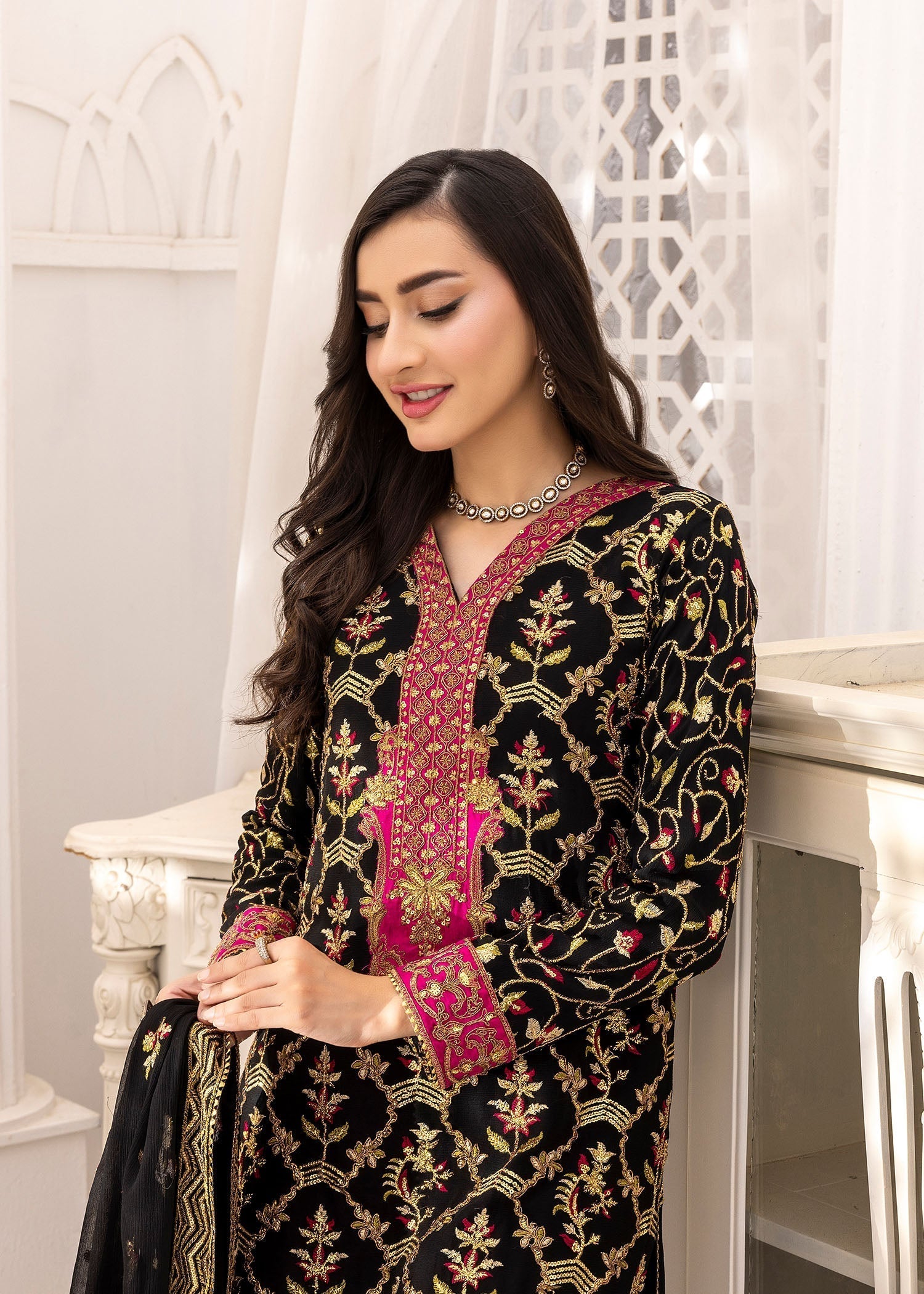 Kanwal Zainab BLACK MUSE Women 3pcs