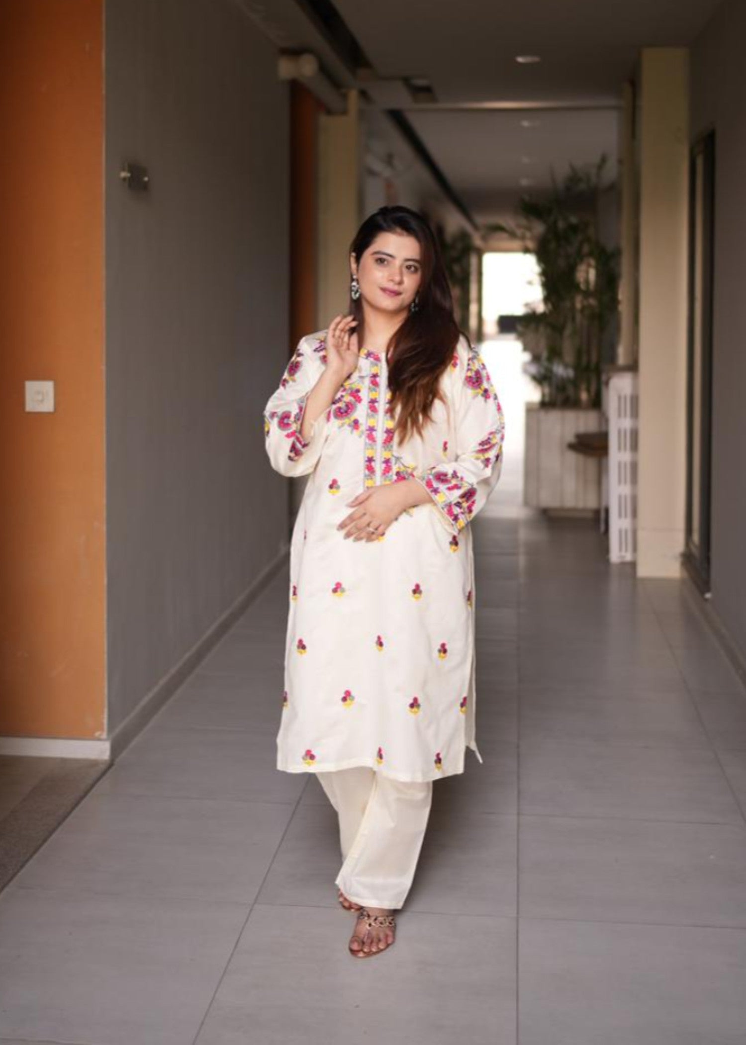 Tehzeeb Libas SOHNI KHADI NET Women 2pcs