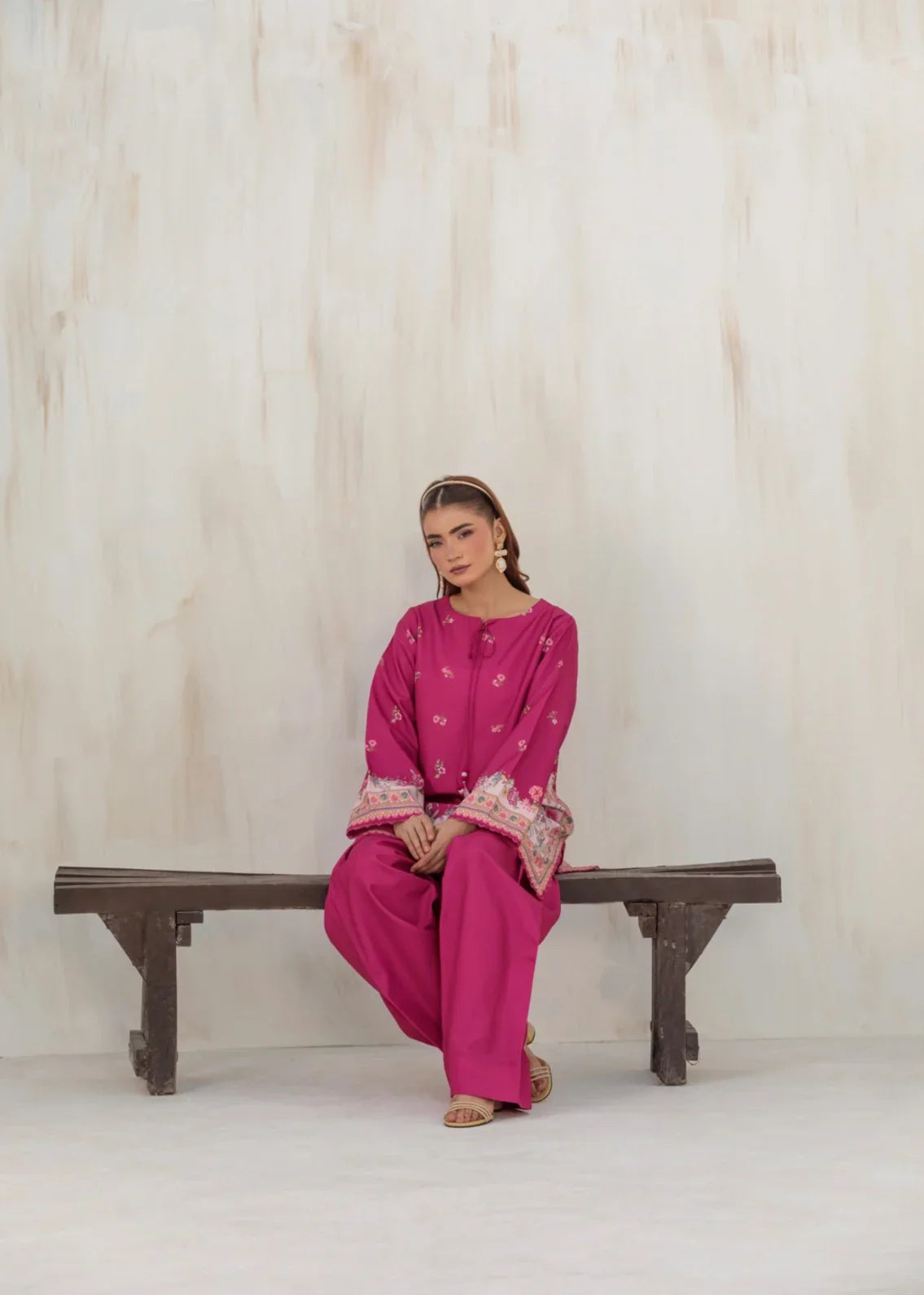 Zaymalpret Coral Kurta Set Women 2pcs