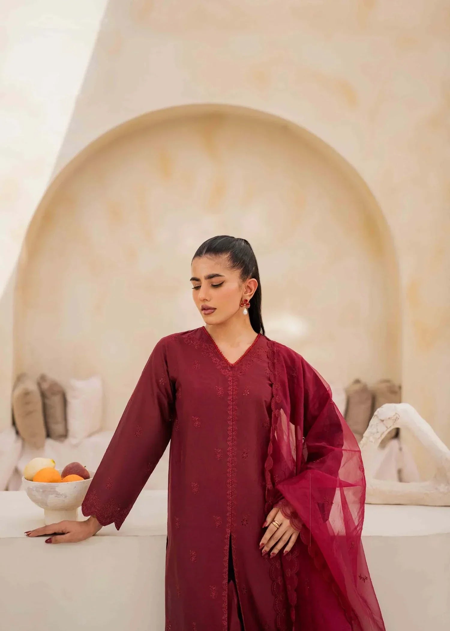 Ayesha Asif CELESTIAL BERRY SUIT Women 3pcs