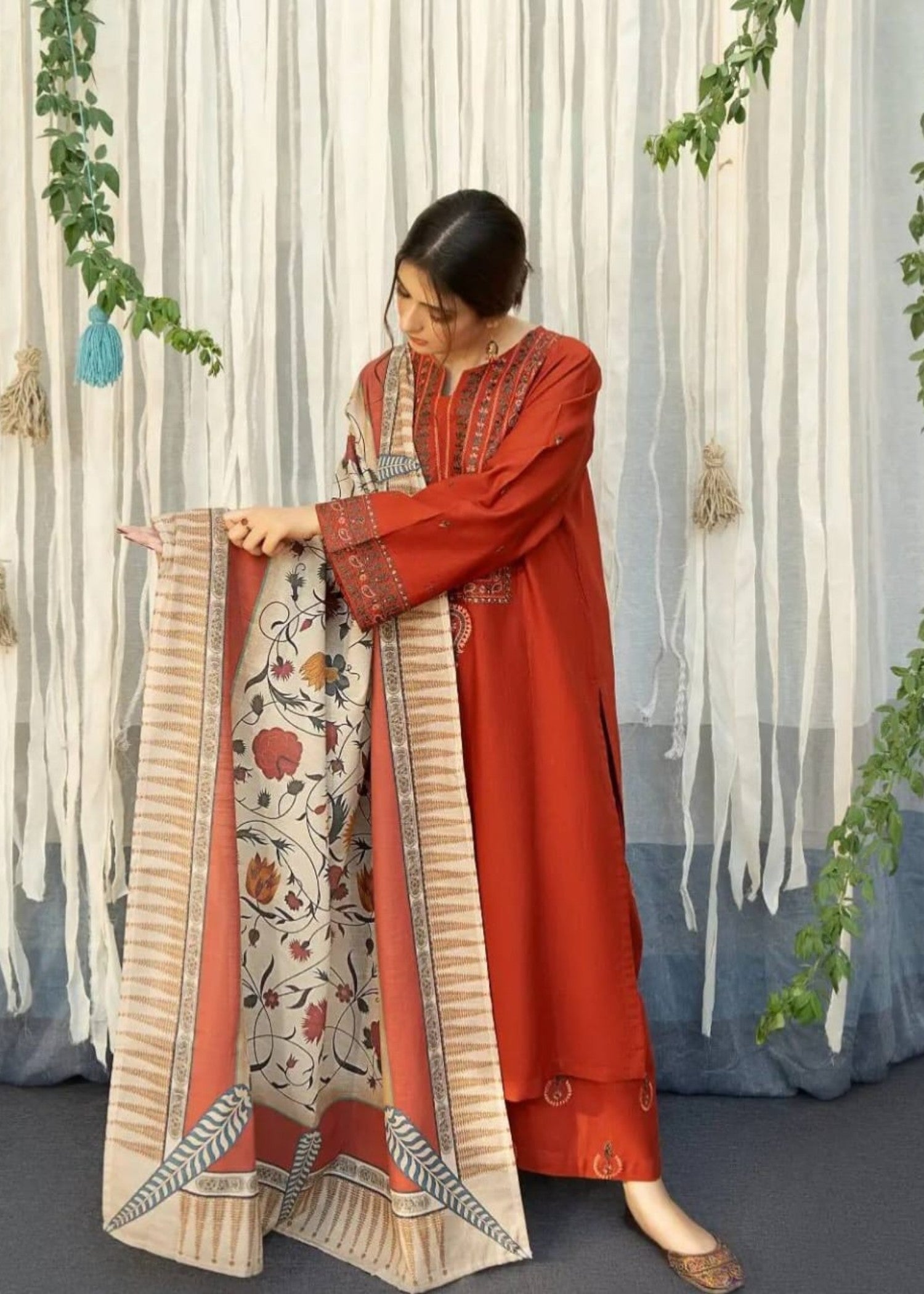 Tehzeeb Libas AYAT SUIT WITH DUPATA Women 3pcs