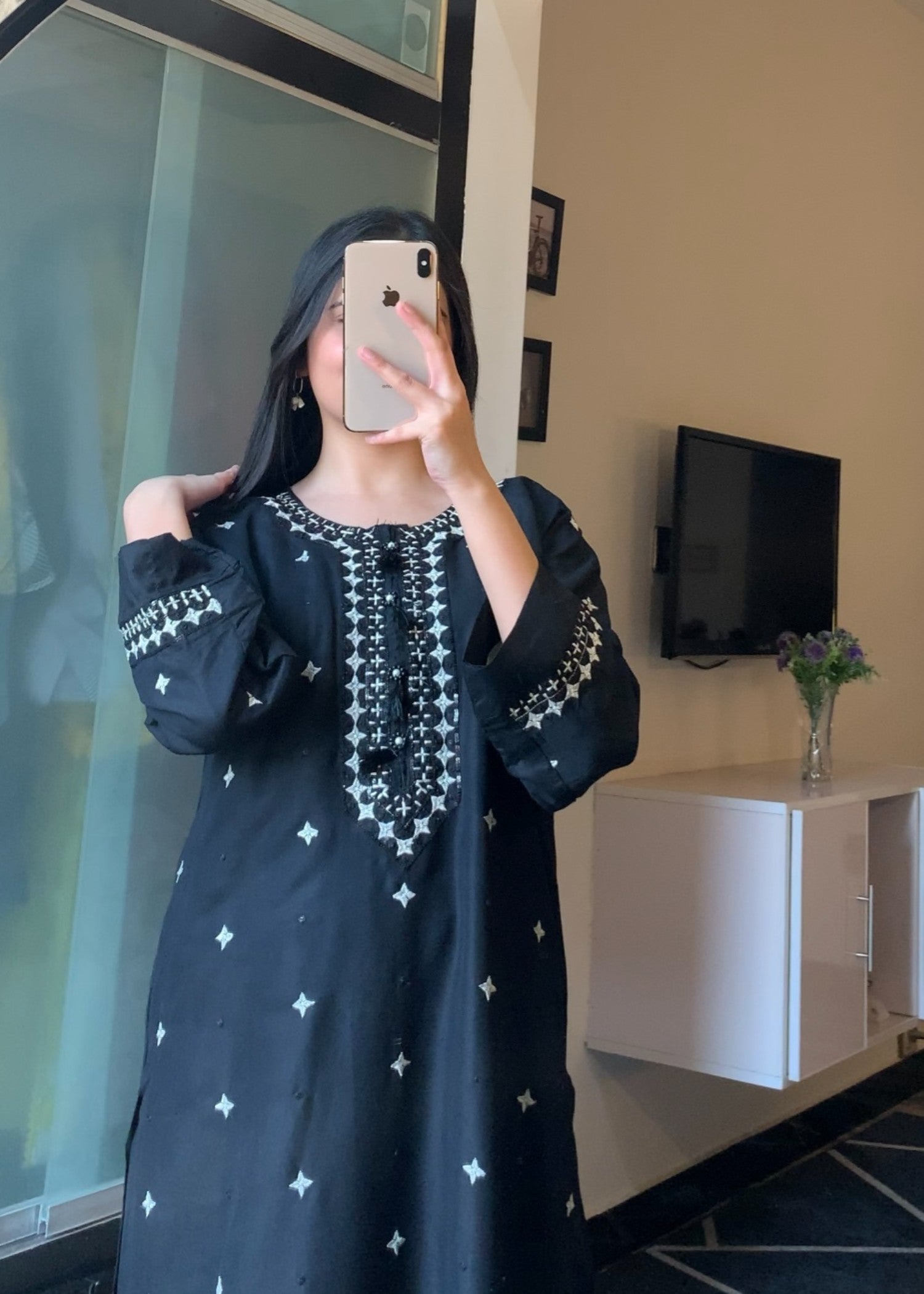 Tawakal Closet BLACK TUSSEL Women 2pcs