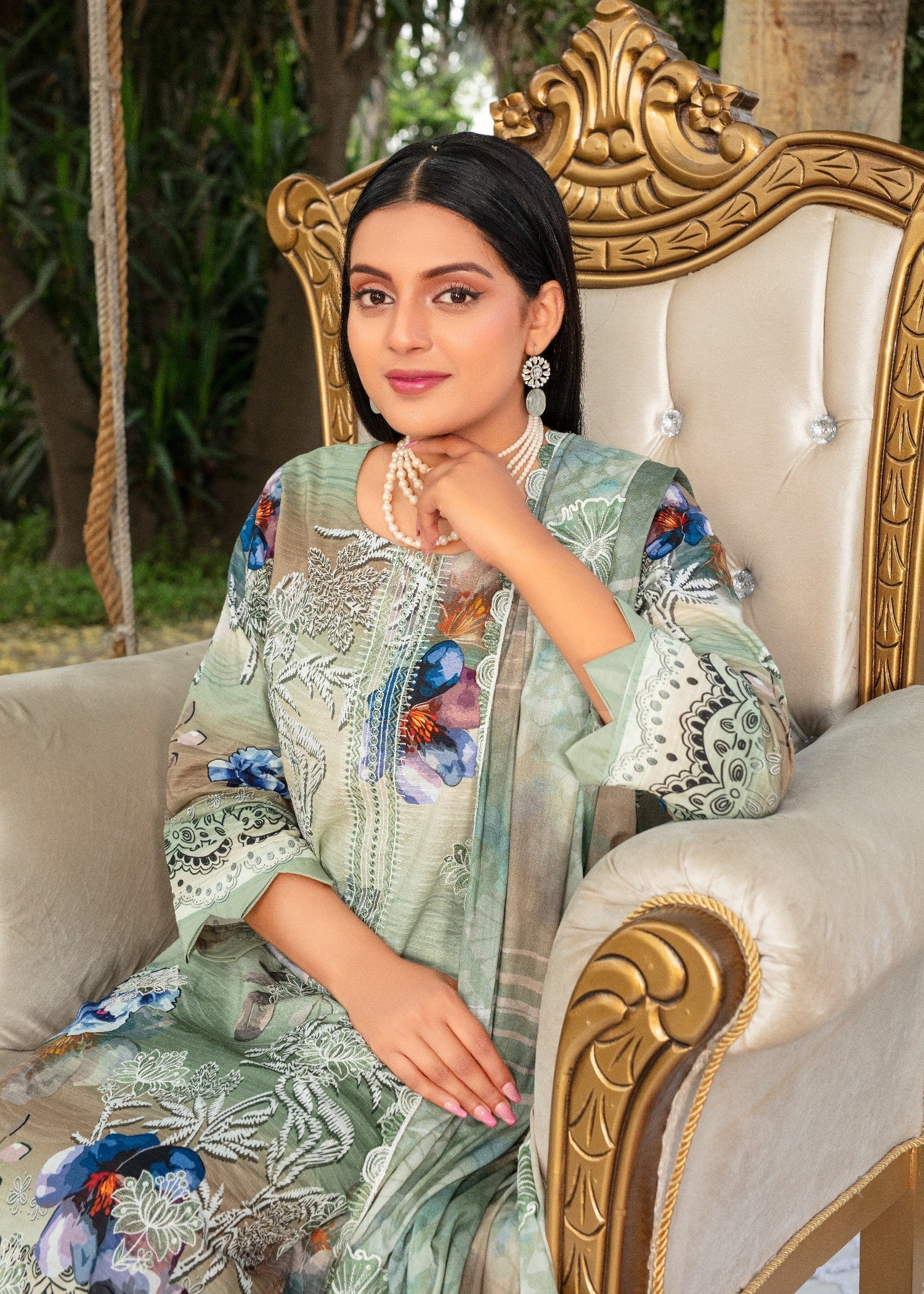 Ayeza Collection Multi Kurta Set 05 Women 3pcs