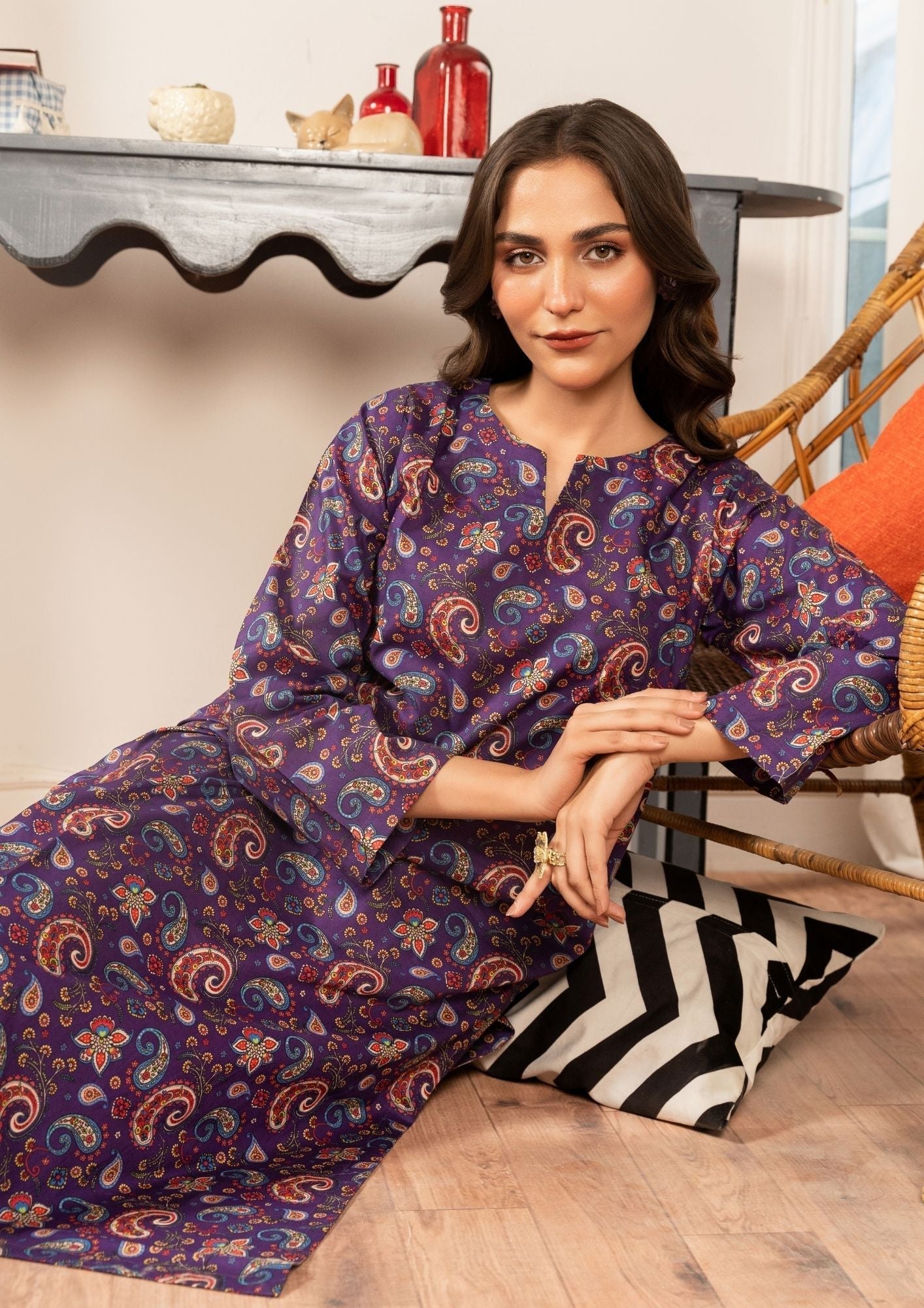 Yolo Pret Digital Print Lawn GULMEENA G25 0019 Women 2pcs
