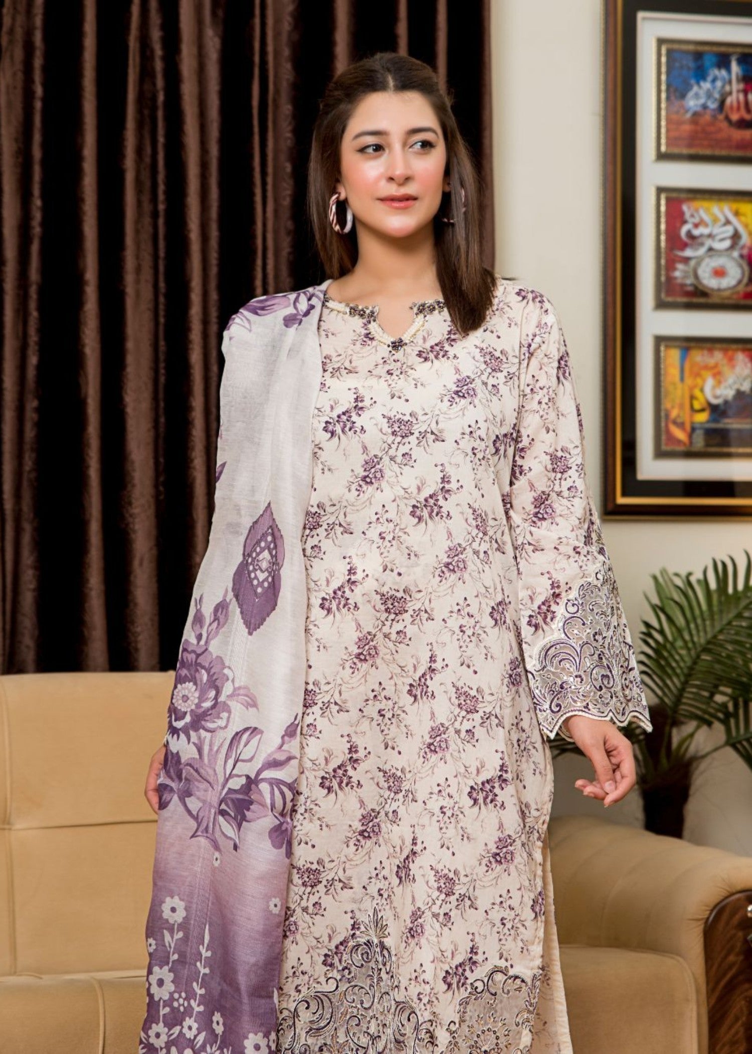 Alfatah Pret Printed Lawn with Embroidery RANAAI S25 0020 Women 3pcs
