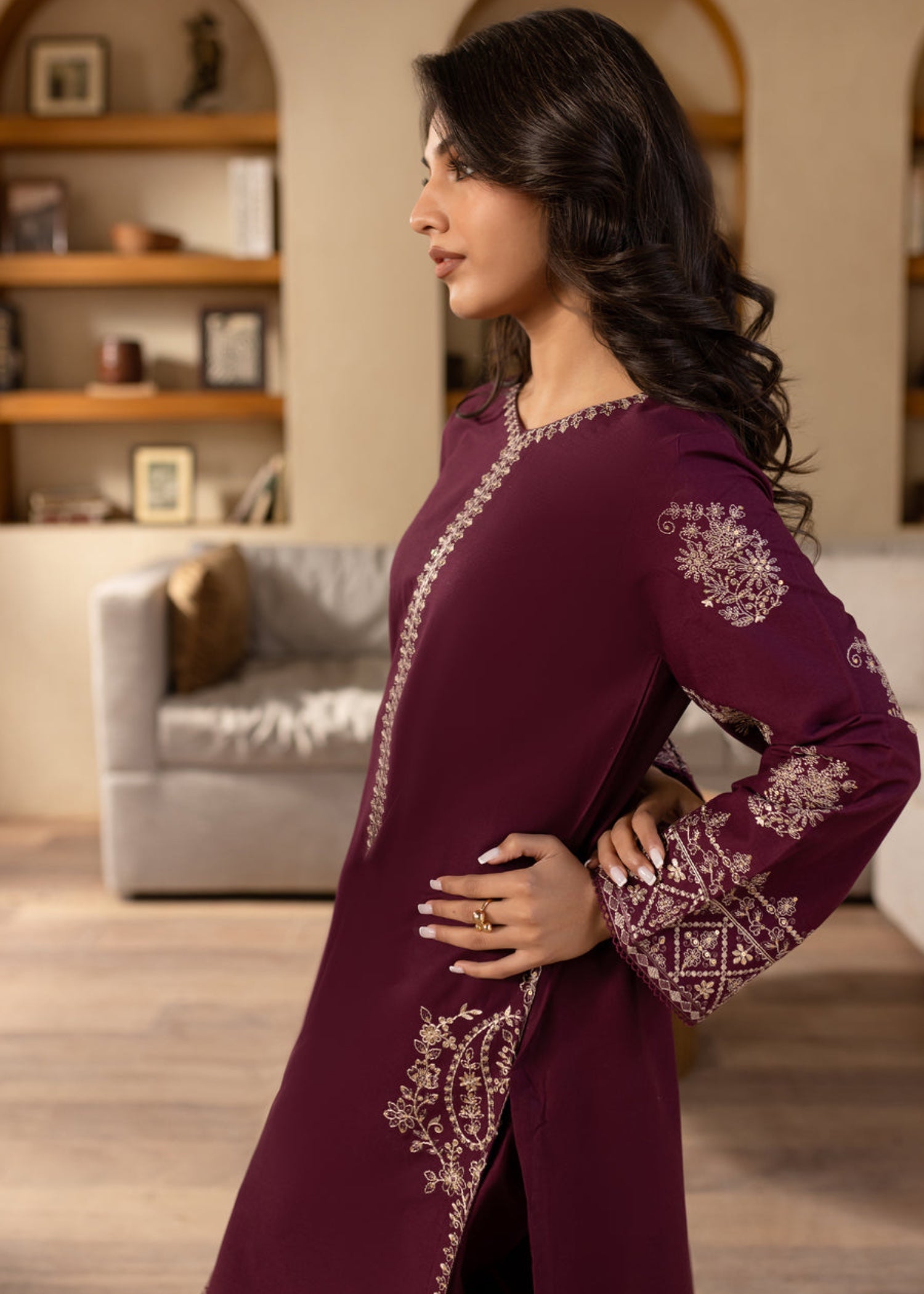 The Turkish Wear Nectar Plum Women 2pcs