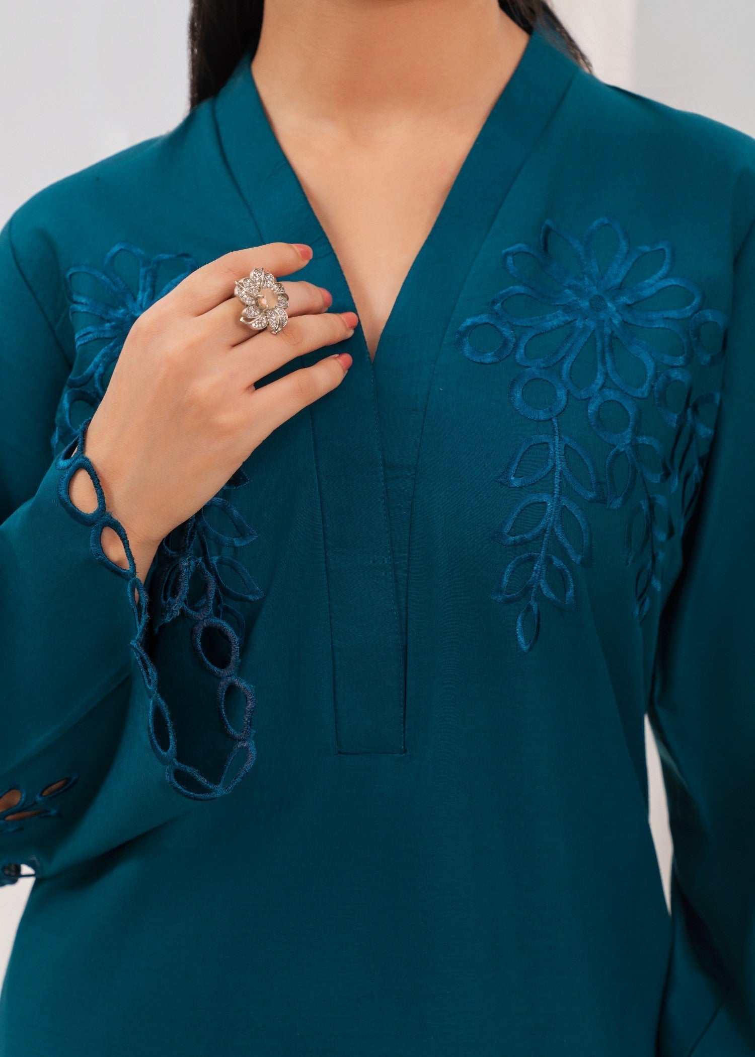 Sahibas By Mirza Taskeen Blue Women 2pcs