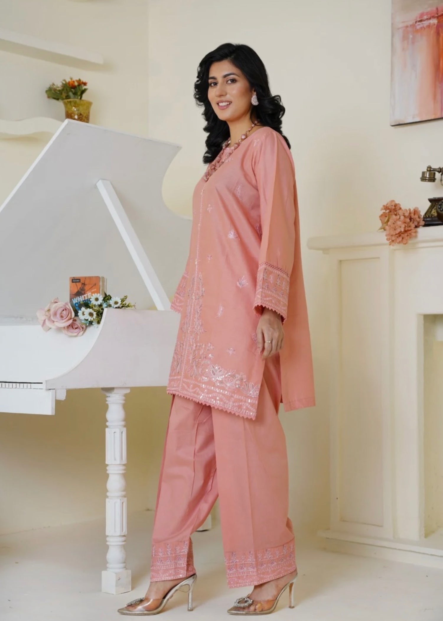 The Turkish Wear Lajwanti Pink Women 2pcs