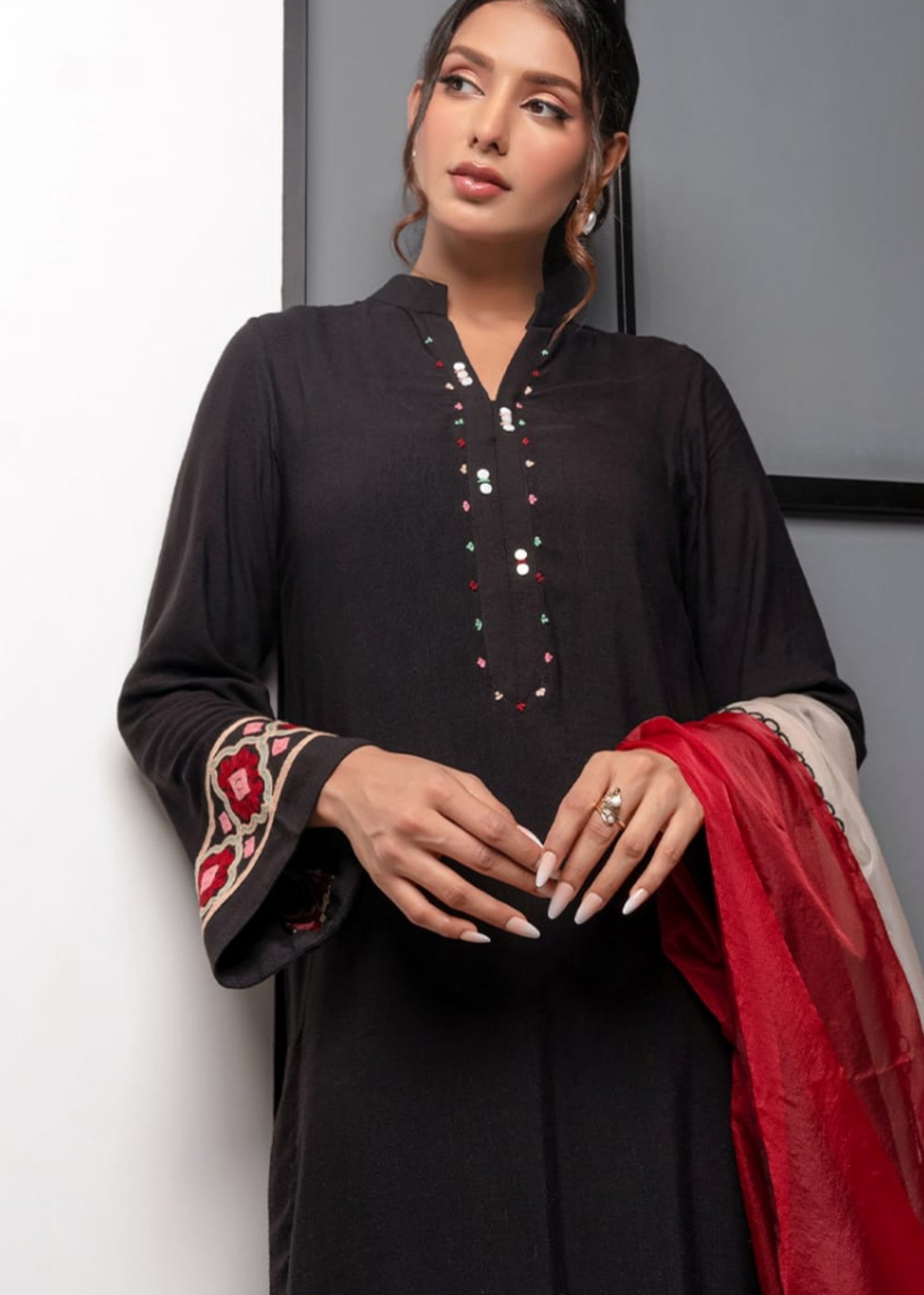 Gulabi Gota Misra Women 3pcs