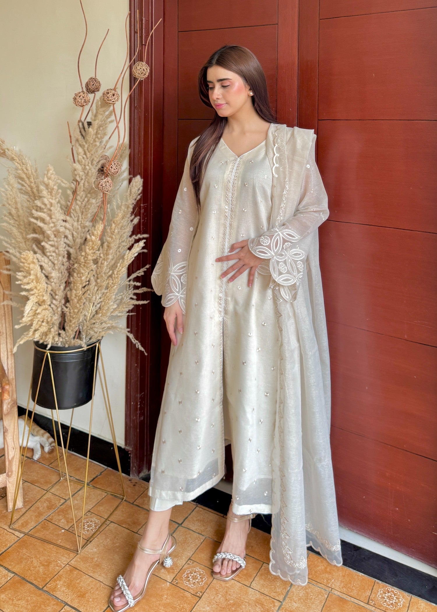 Rivaaj Fashion Beauty White RJF009 Women 3pcs