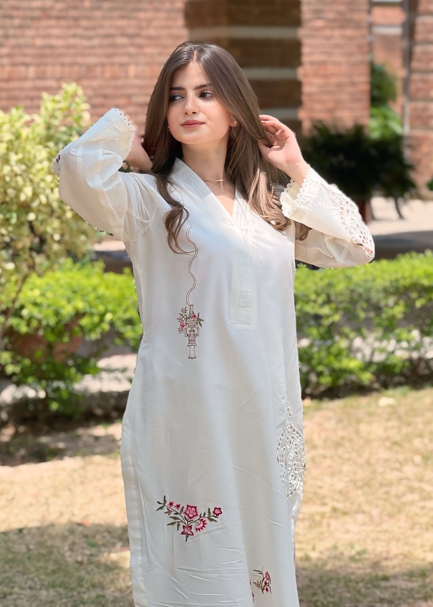 Sahibas By Mirza Wave Ivory Women 2pcs