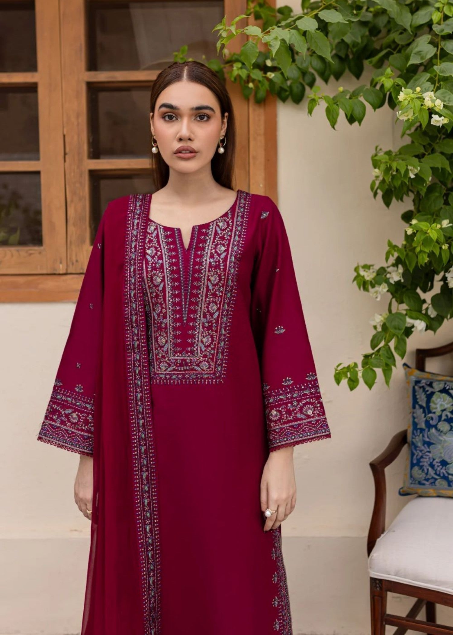 Kunaar Burgundi Women 3pcs