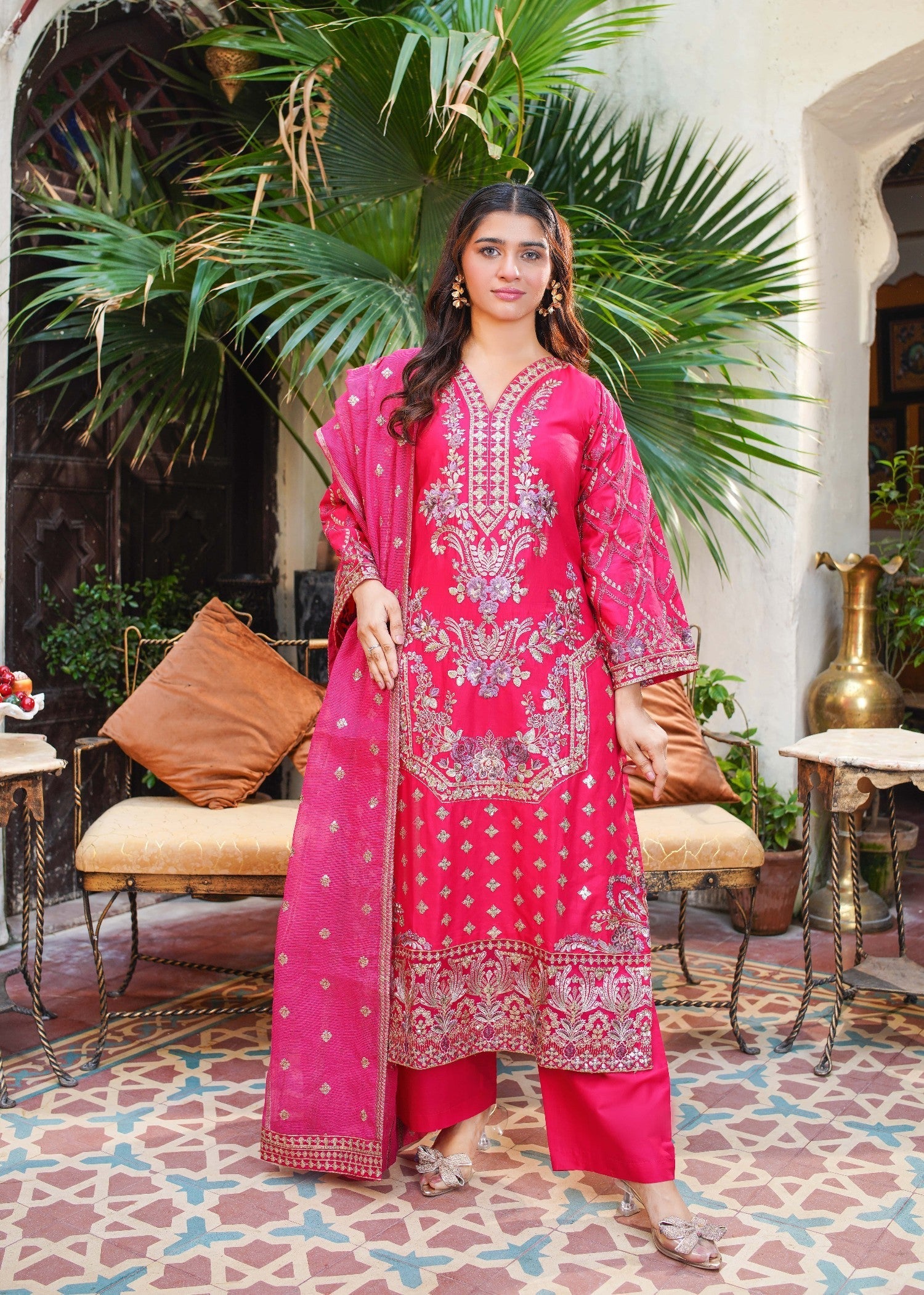 Safdar Embroidery Pure Lawn Embroidered 02 Women 3pcs
