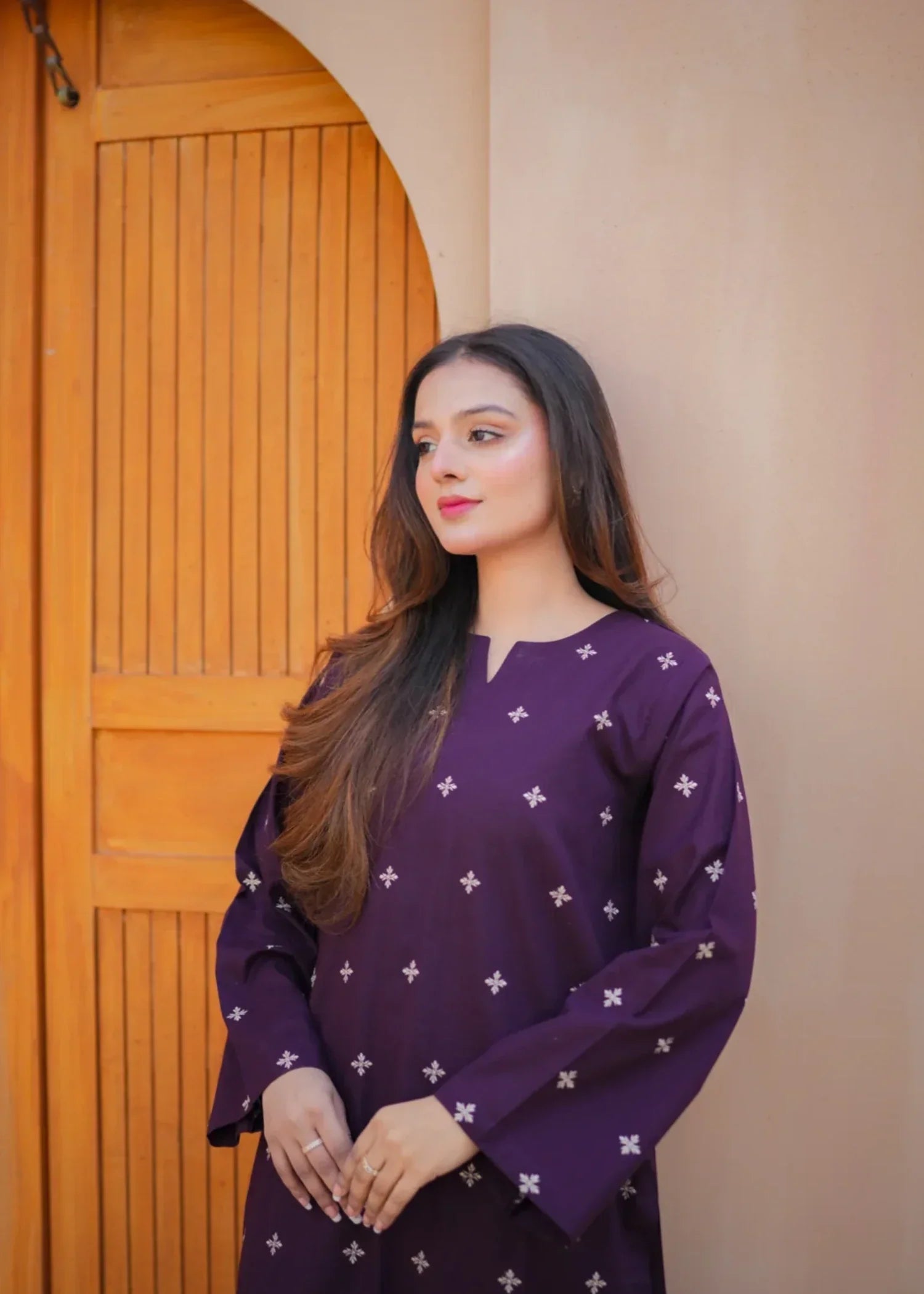 Kashqai Nyra Embroidered Women 2pcs