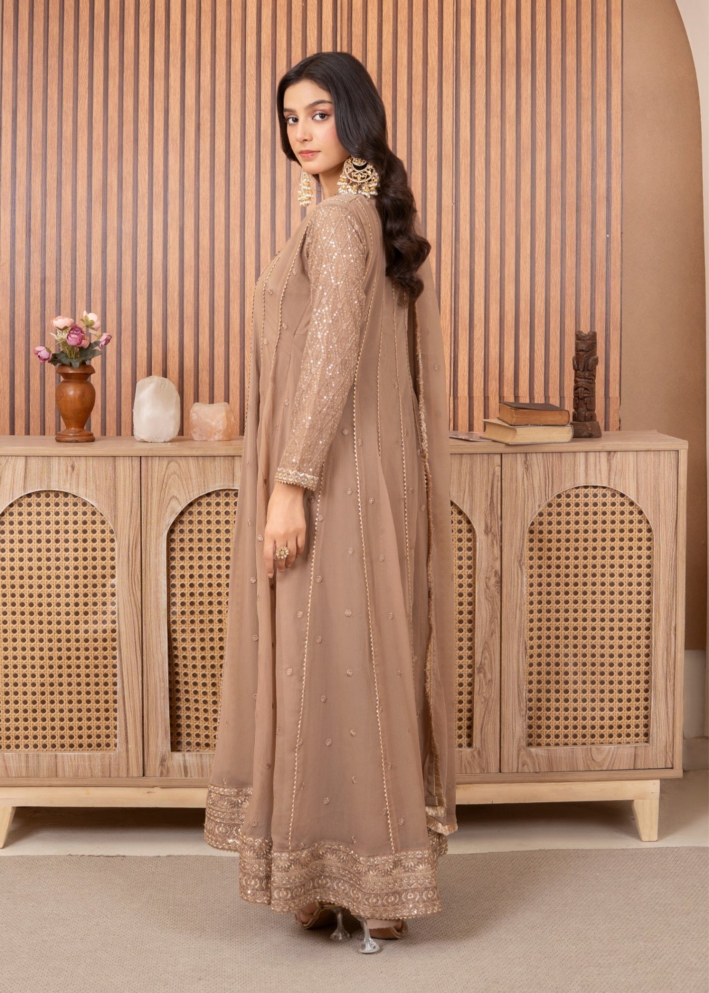 Abaan Zohan Kashish Brown Women 3pcs