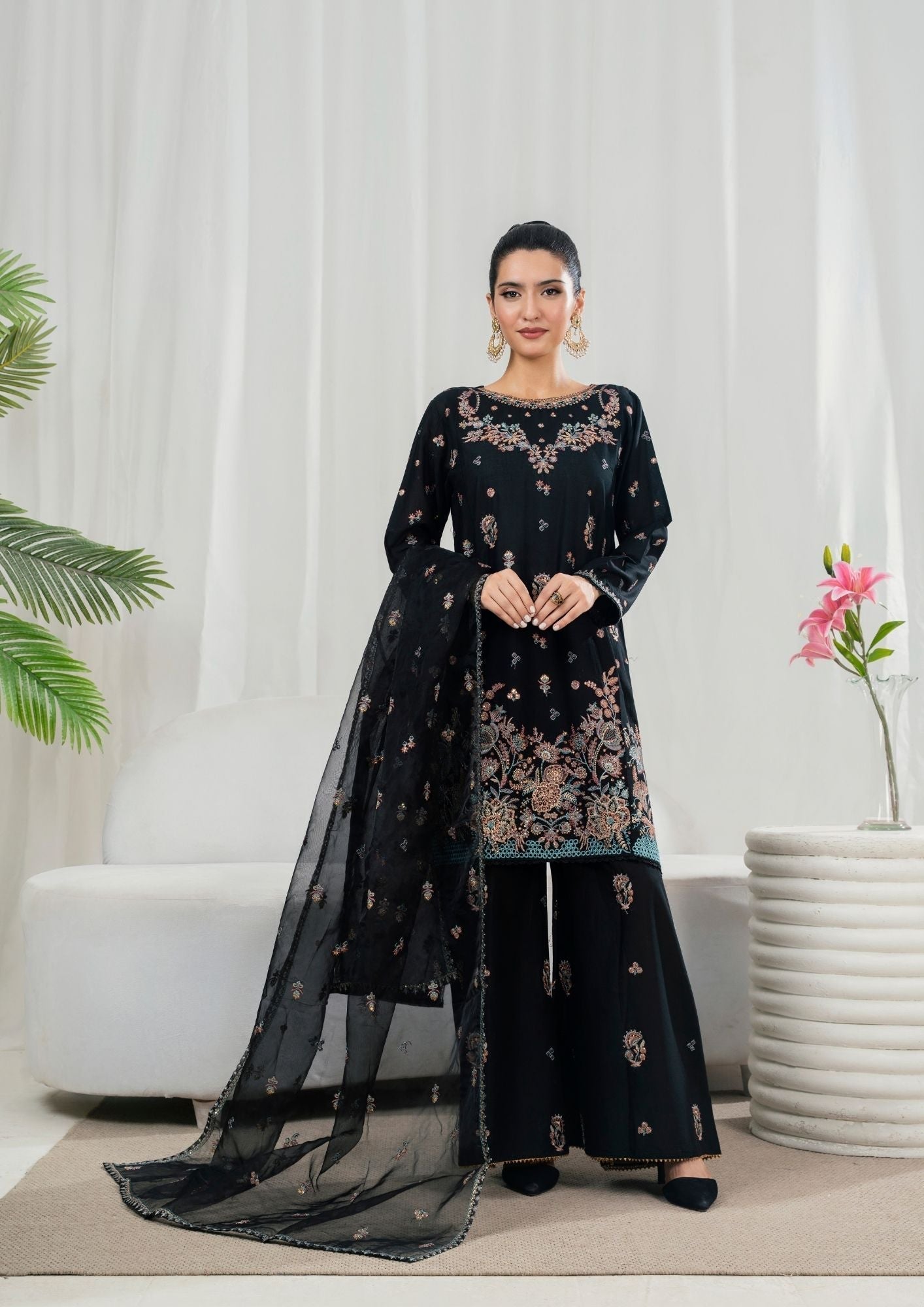 Alfatah Pret Embroidered Lawn ZAUQ S25 0101 Women 3pcs