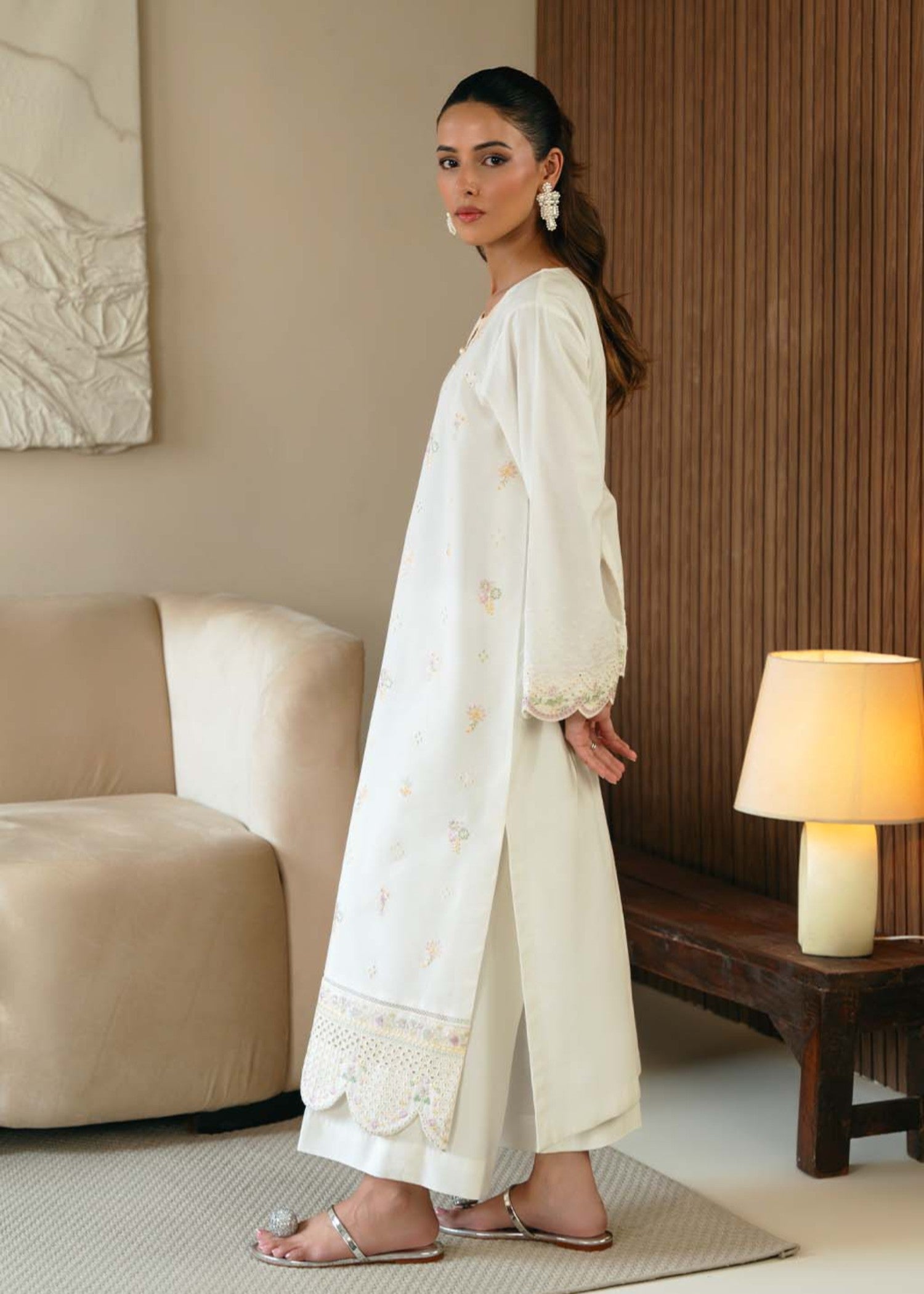 Neeshay SB 03 White Women 2pcs