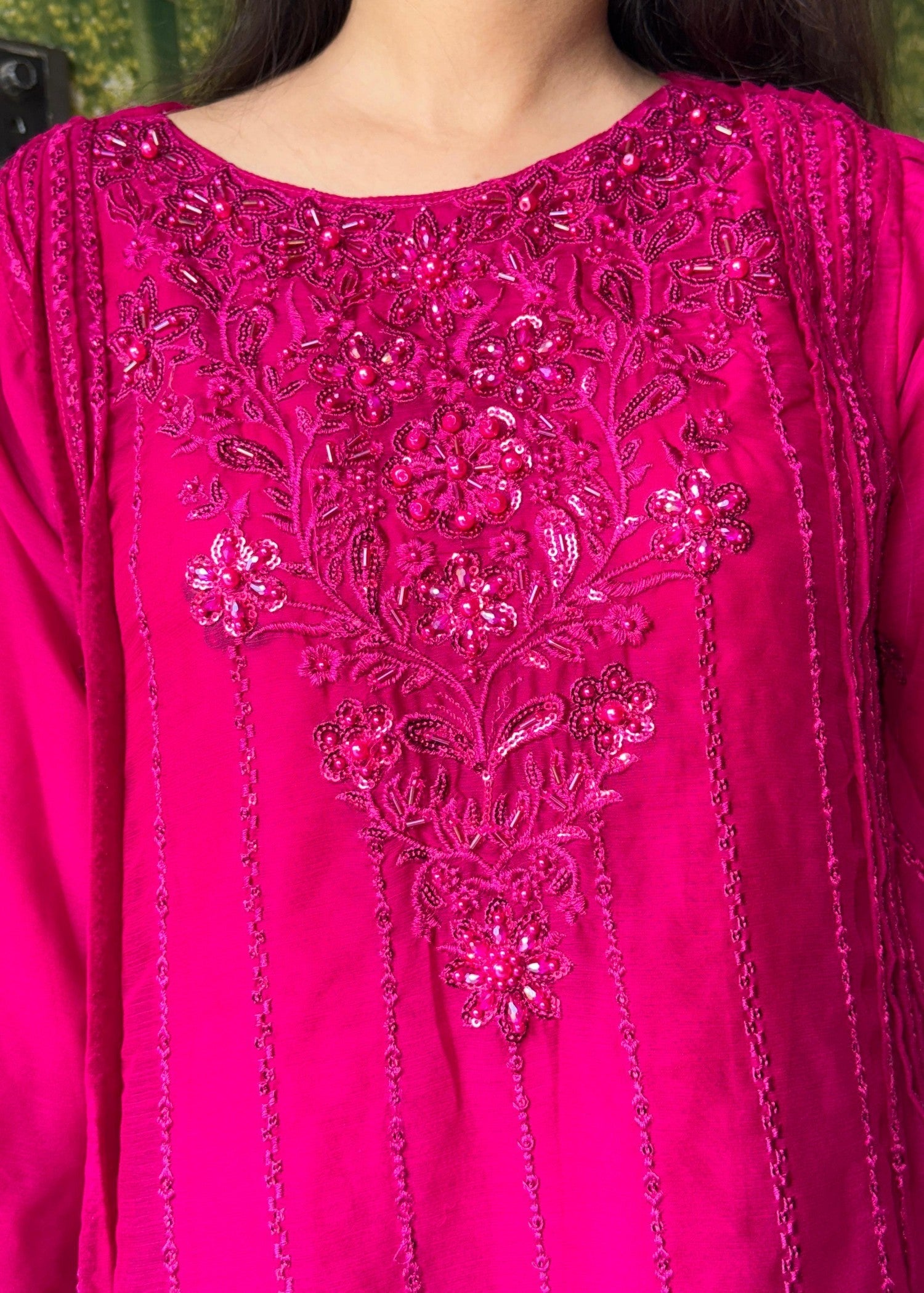 Inaaya Fashion Anoushah Shockin Pink Women 3pcs