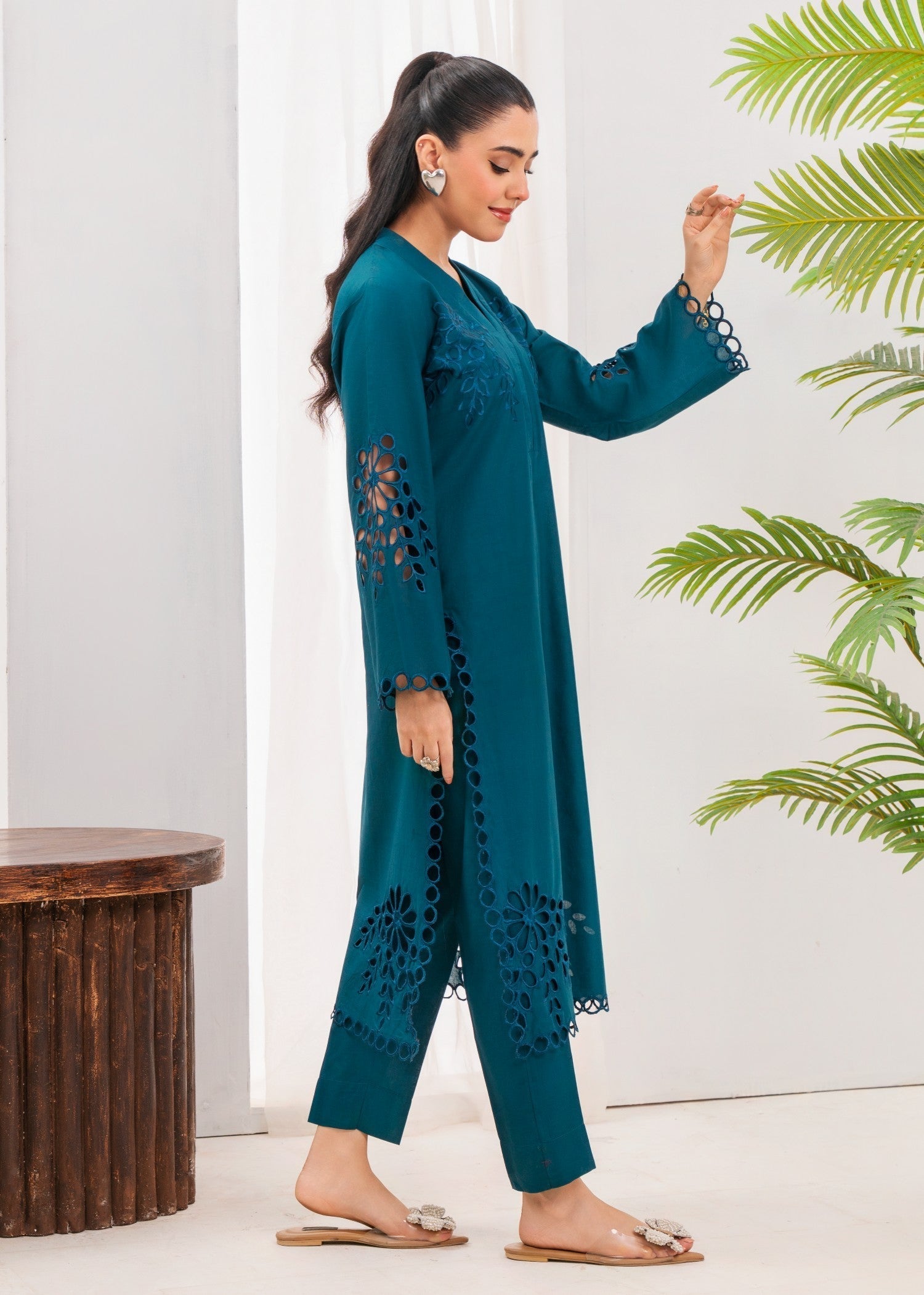 Sahibas By Mirza Taskeen Blue Women 2pcs