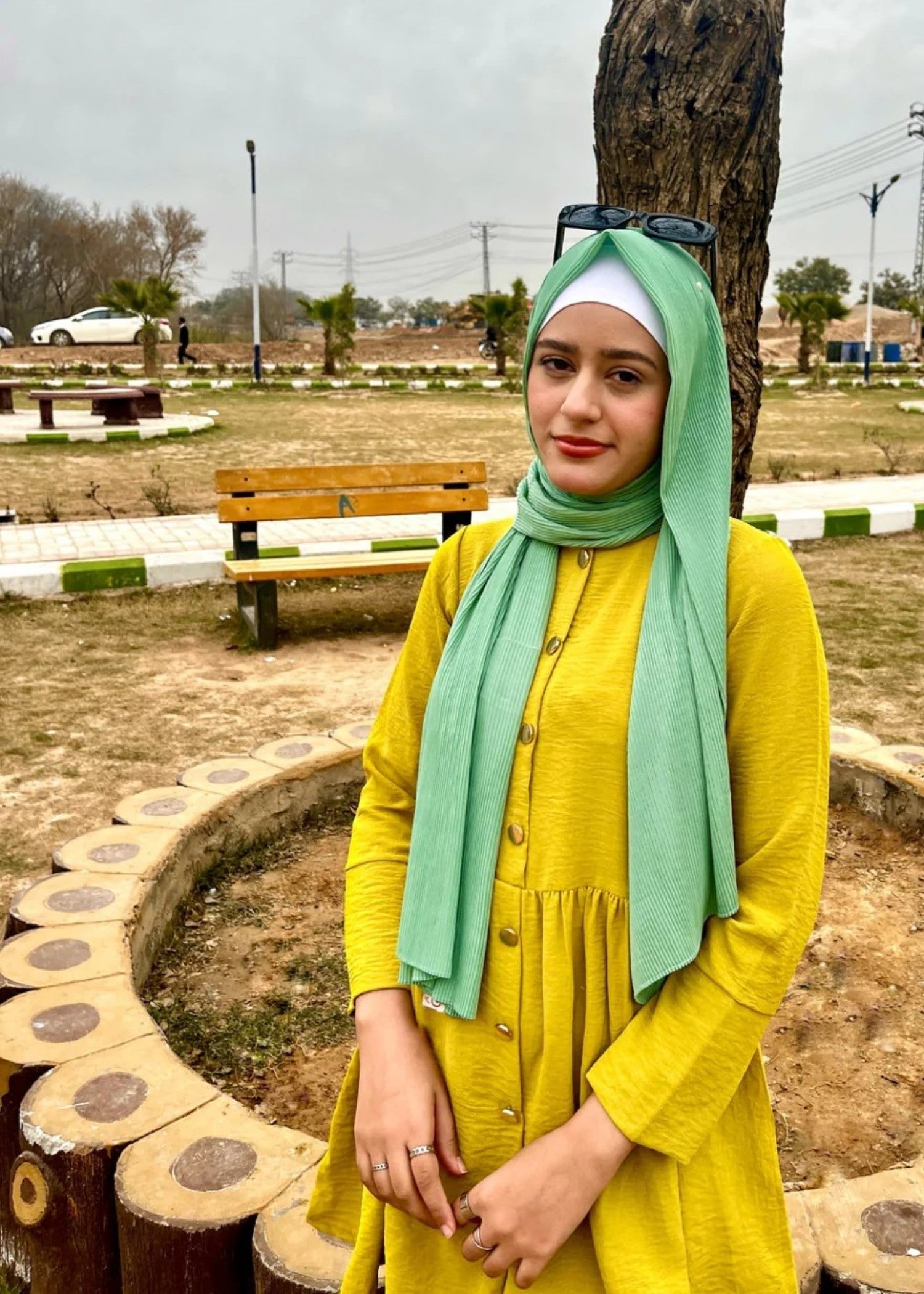 Imtiazbyalrubab Iris Frock Style Co Ord Set Amber Women 2pcs