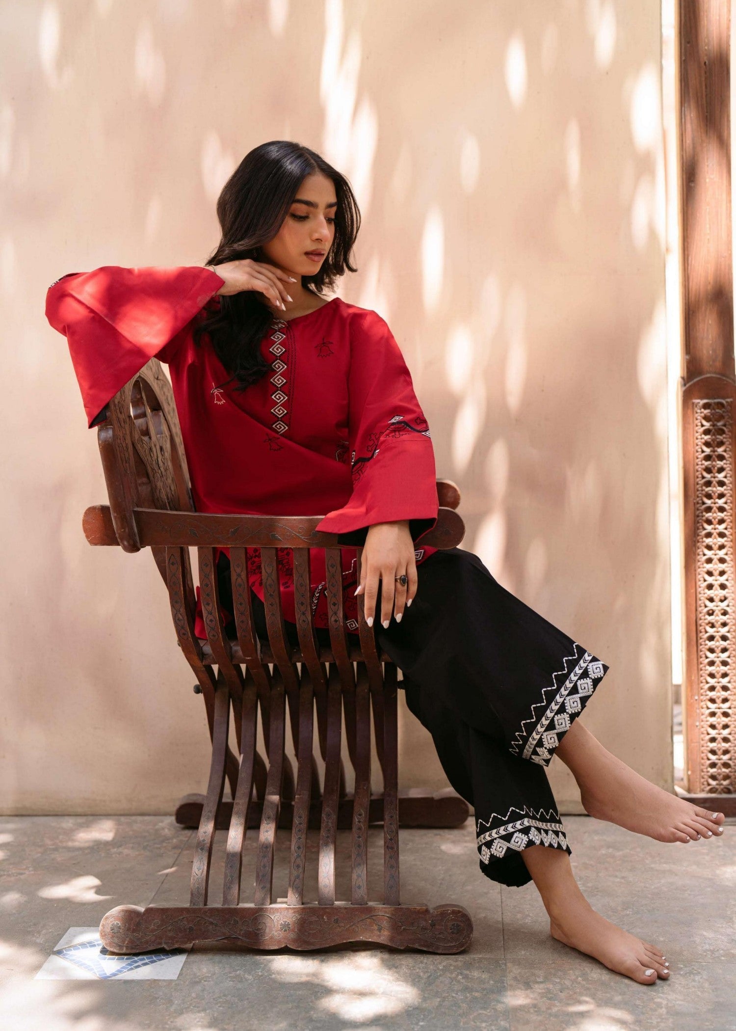 Musaif Arwah Stitched () Women 2pcs