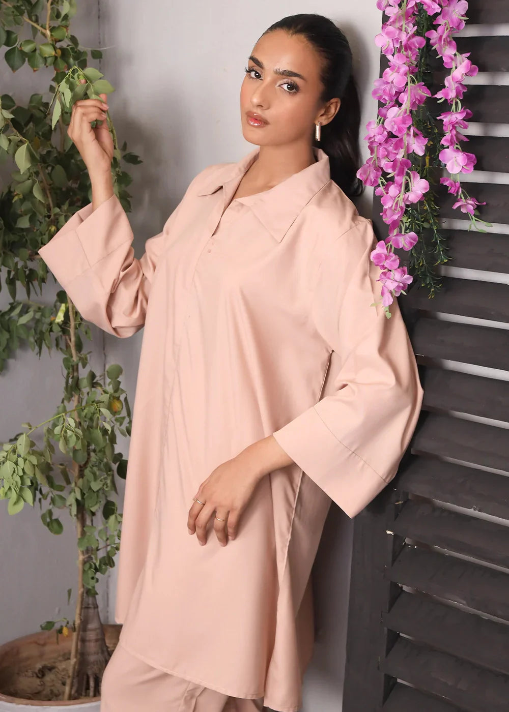 Rashid Textile Stitched – Solid Co ord – 1015 Women 2pcs