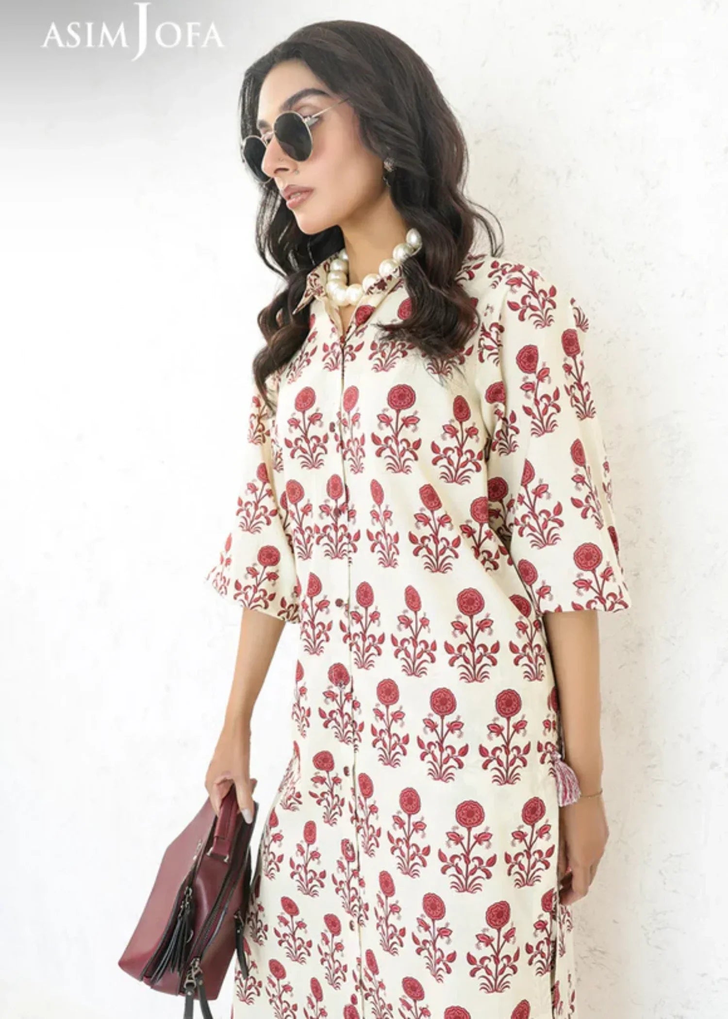 Asim Jofa AJPB 209 PRINTED CAMBRIC STITCHED Women 2pcs