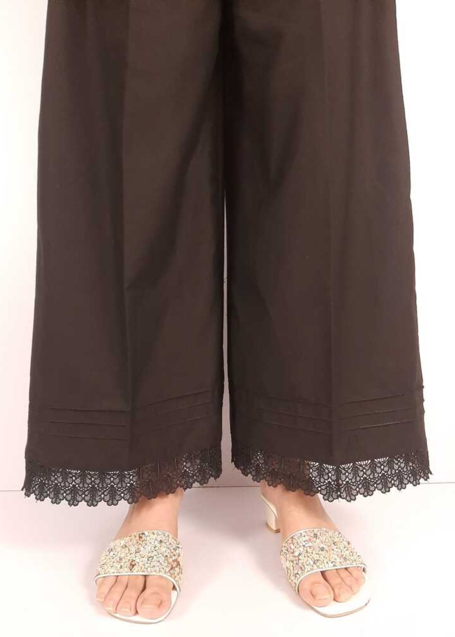Zardi Laced Palazzo – Cotton – Black – ZT03 Women 1pcs