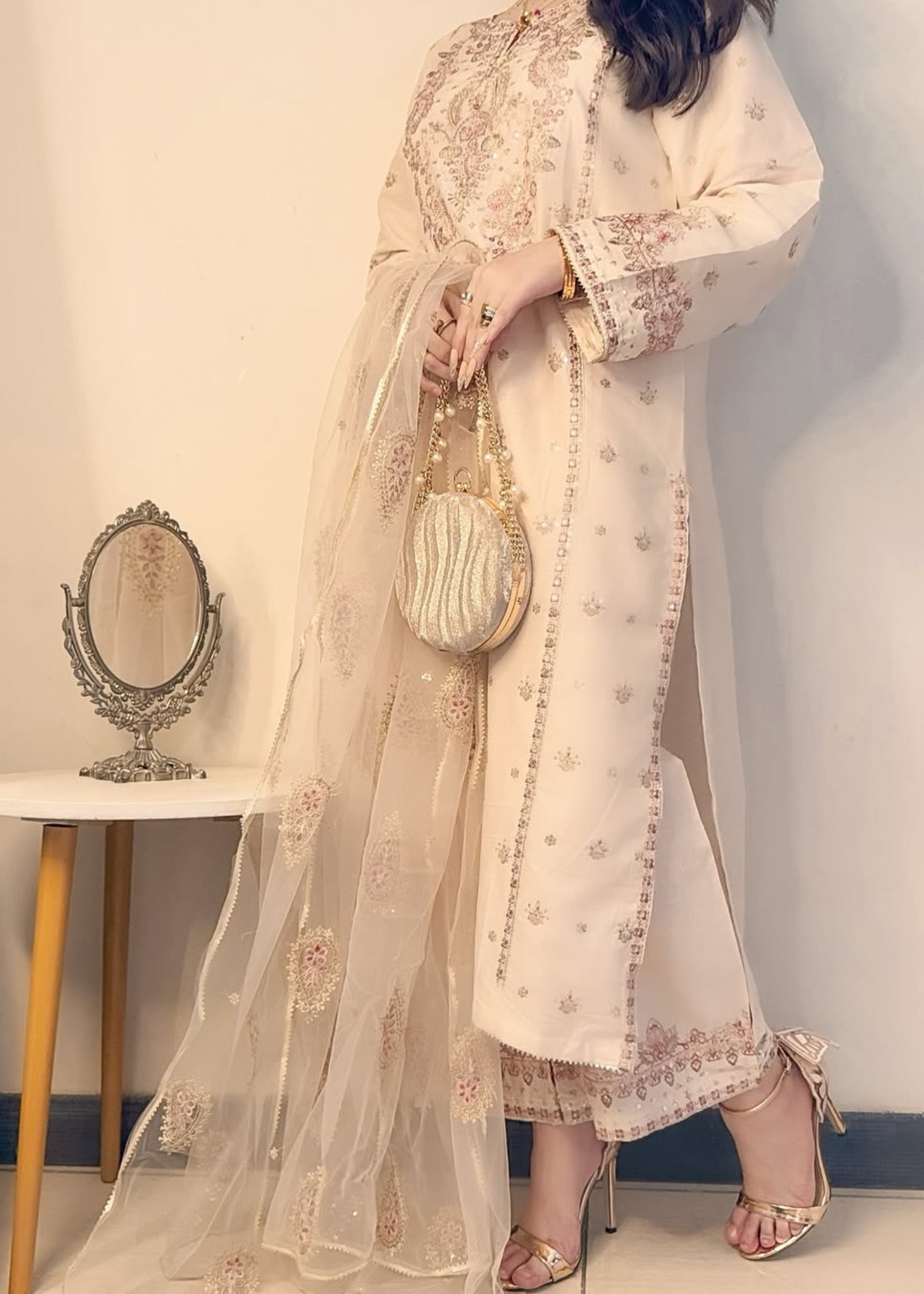 The Turkish Wear NYRA BEIGE Women 3pcs