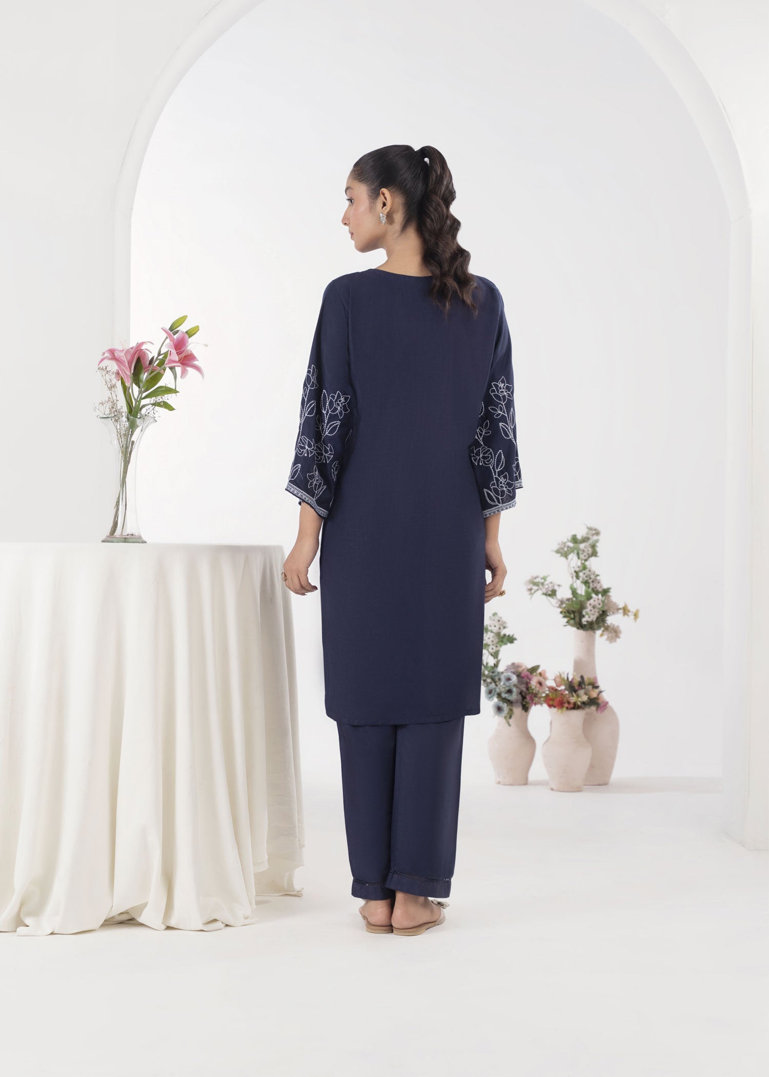 Stylish Collection EMBELLISH BLUE Women 2pcs