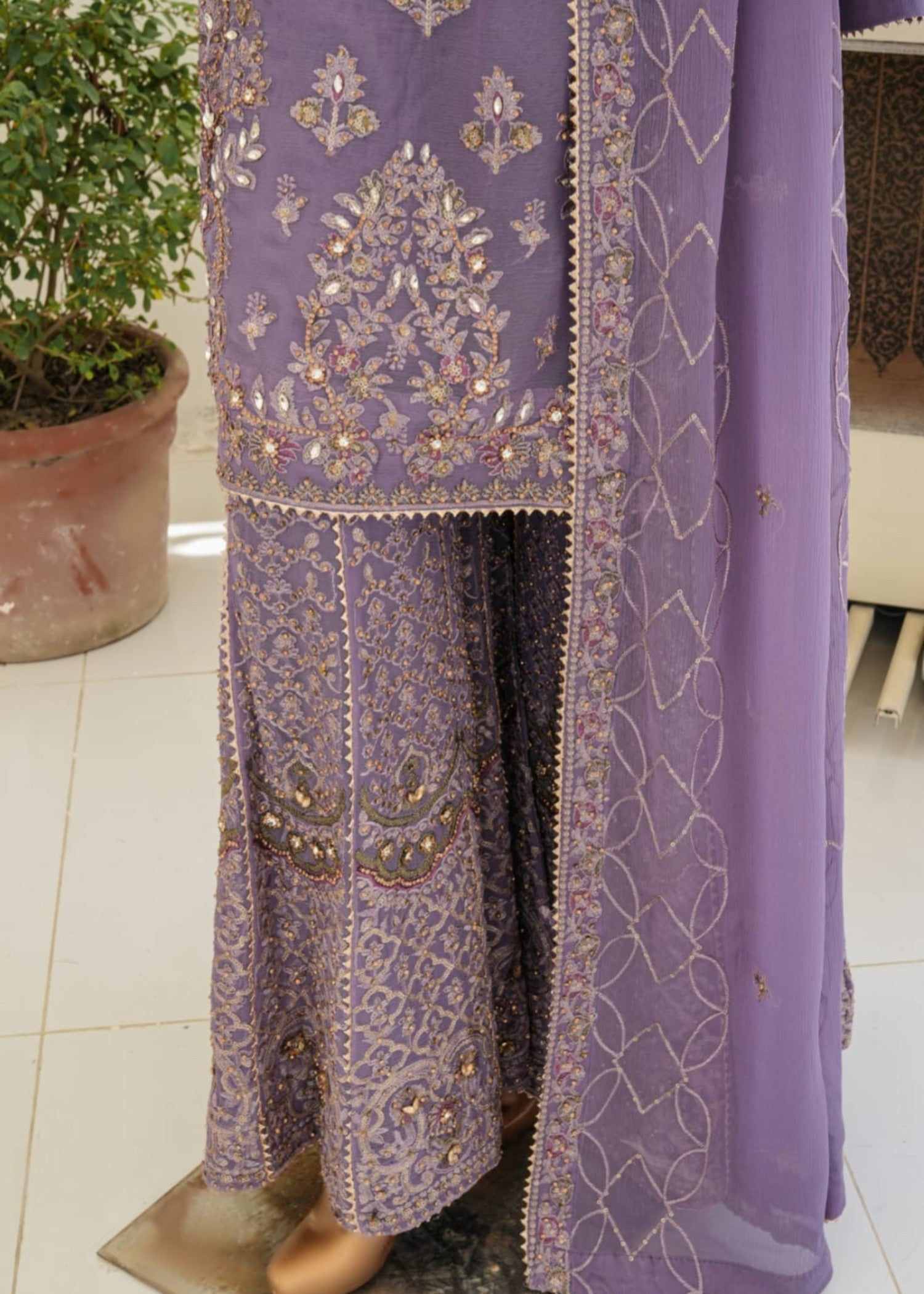 Ahmed Creations ALISHBA LILAC Women 3pcs
