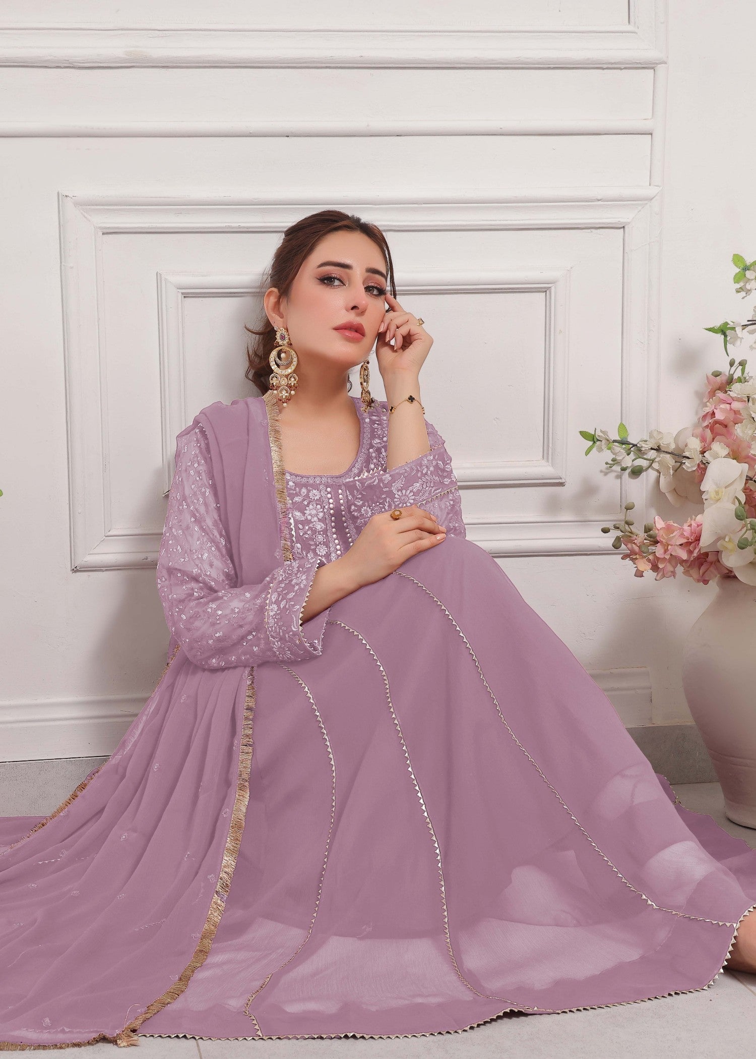 Alsiyab Raani Lilac Women 3pcs