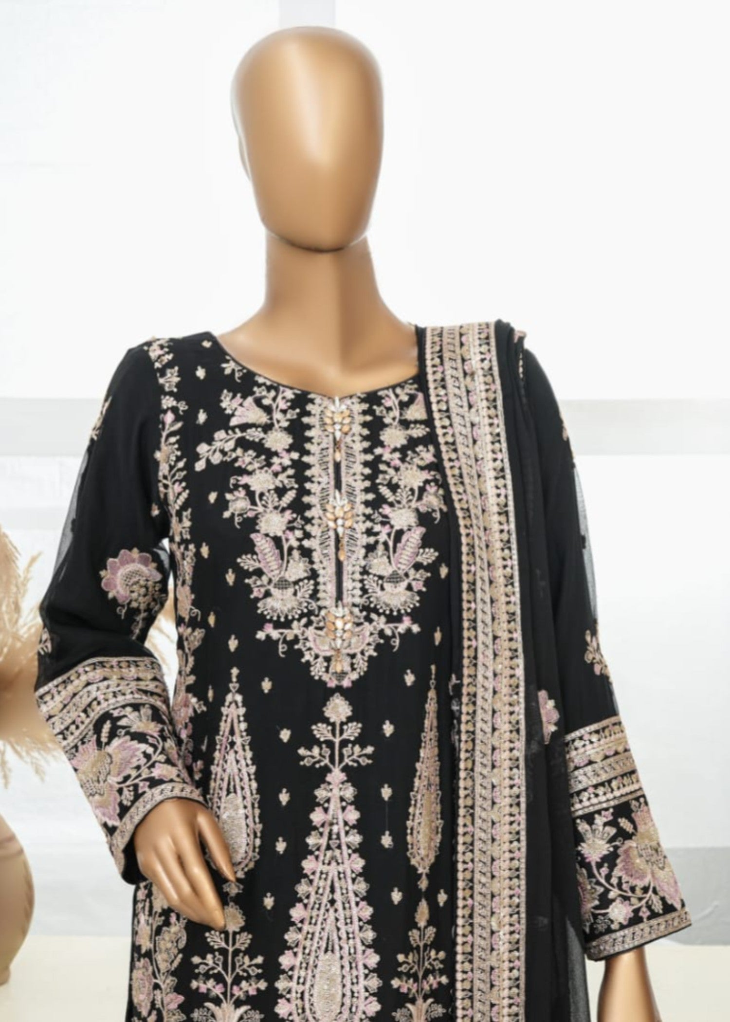 Ahmed Creations MAHROSH BLACK Women 3pcs