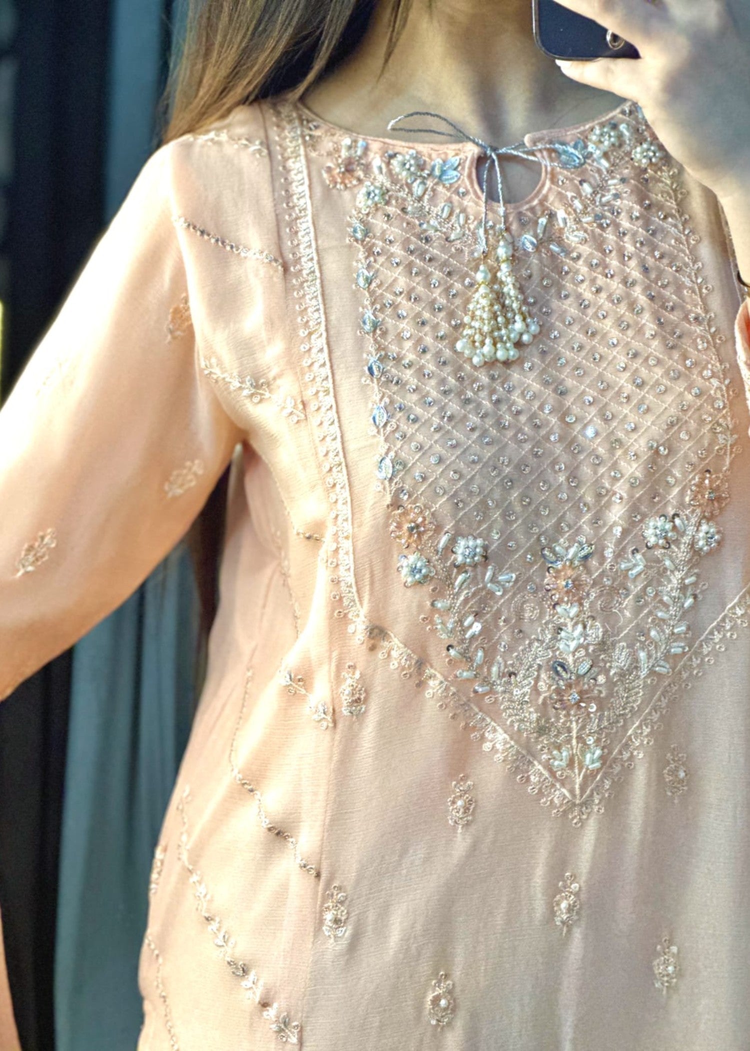 Zohan Ateeq Tasbiha (Peach) Women 3pcs