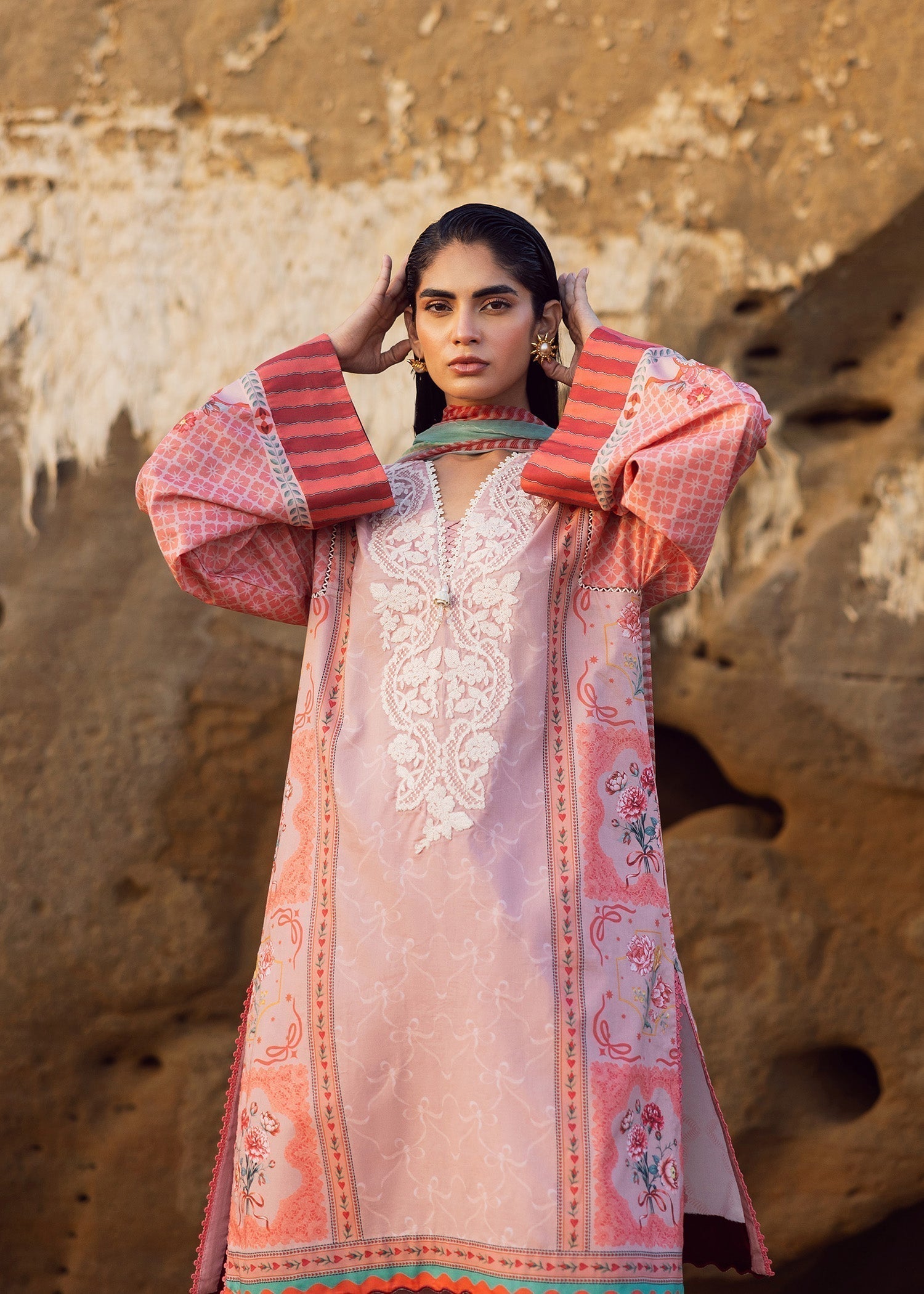 Sadaf Fawad Khan Bows & Ribbons Women 3pcs