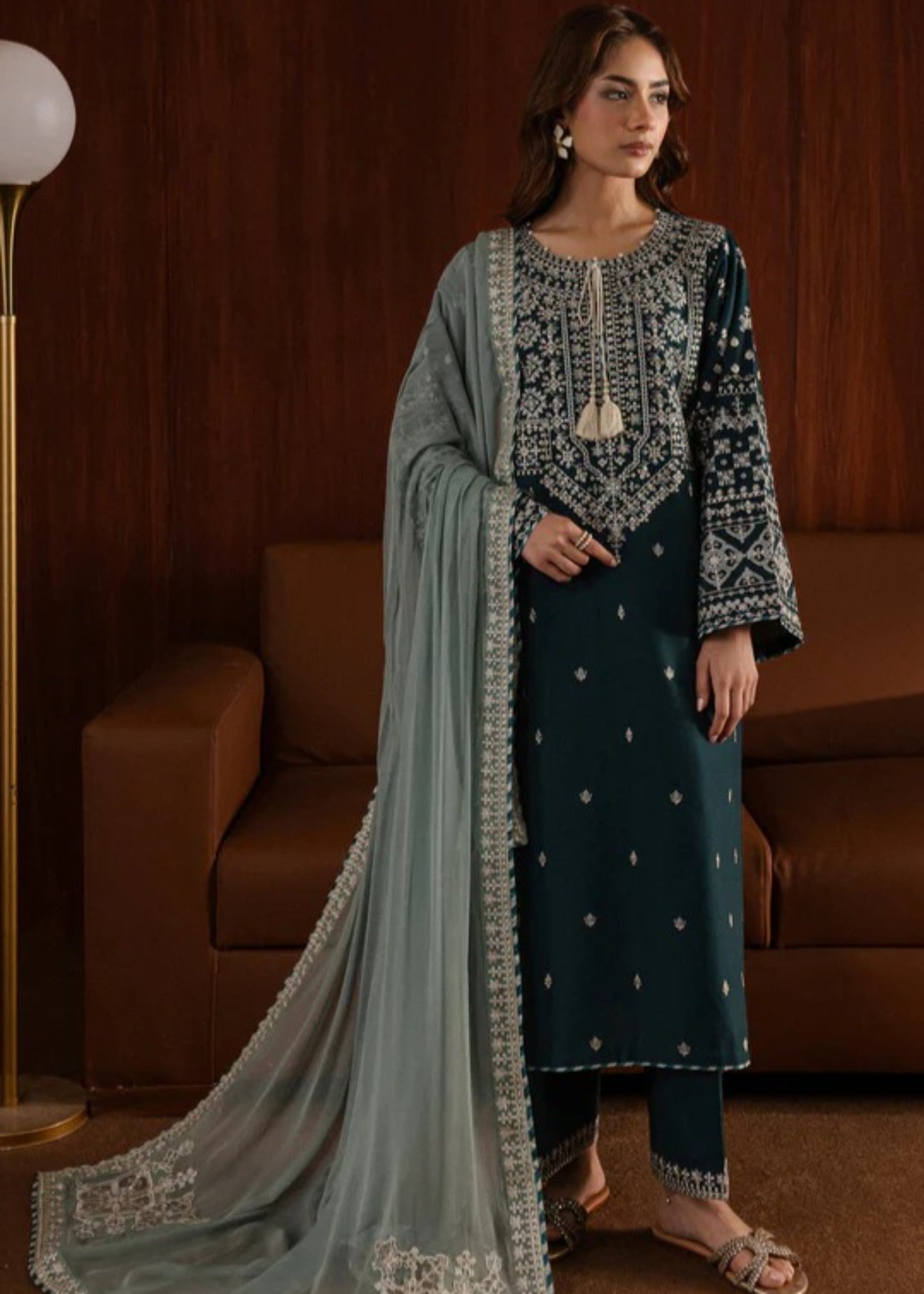 Chaudhary Arts Arzu Embroidered Women 3pcs