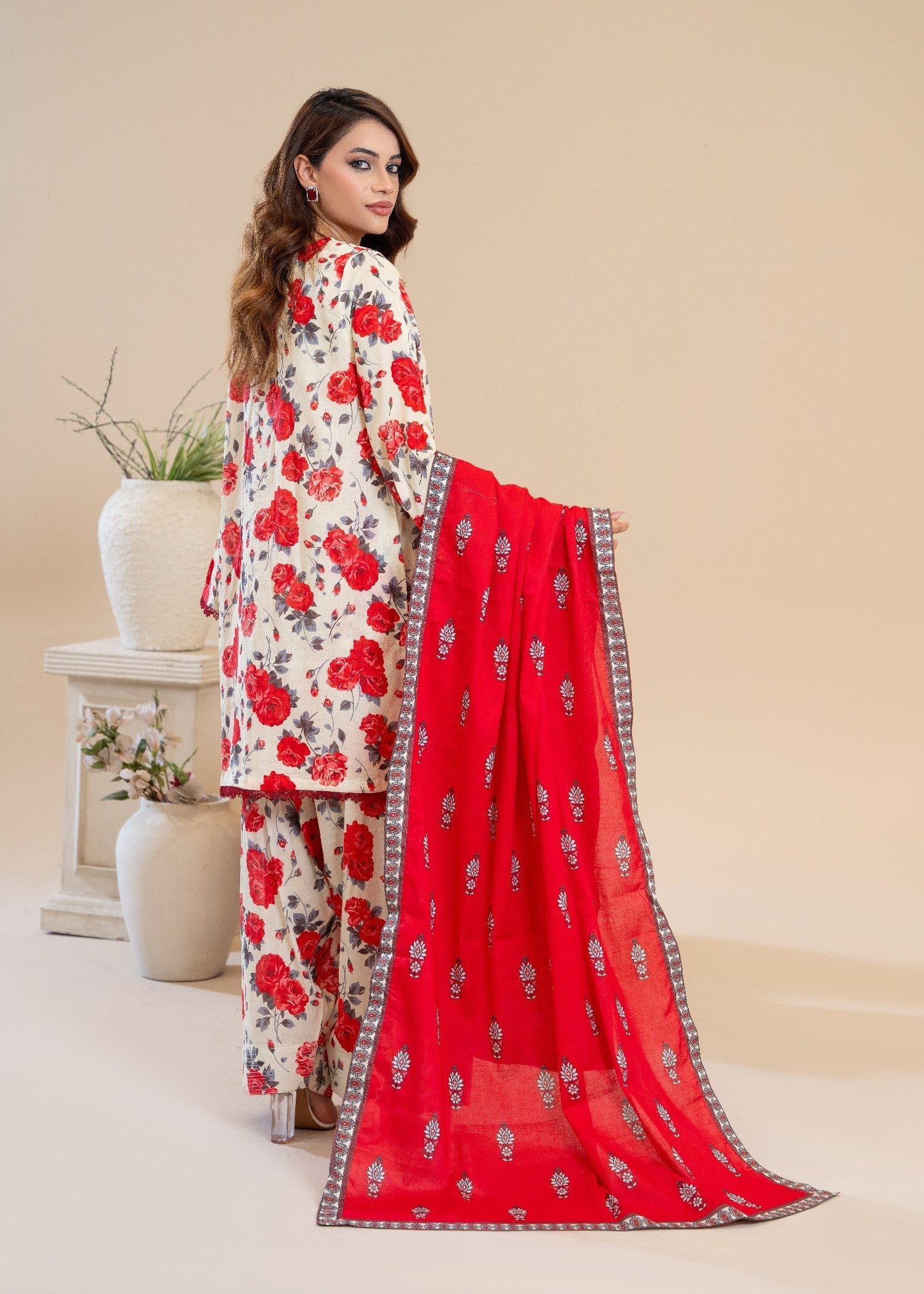 Zeenat & Zoha GULLAB Women 3pcs