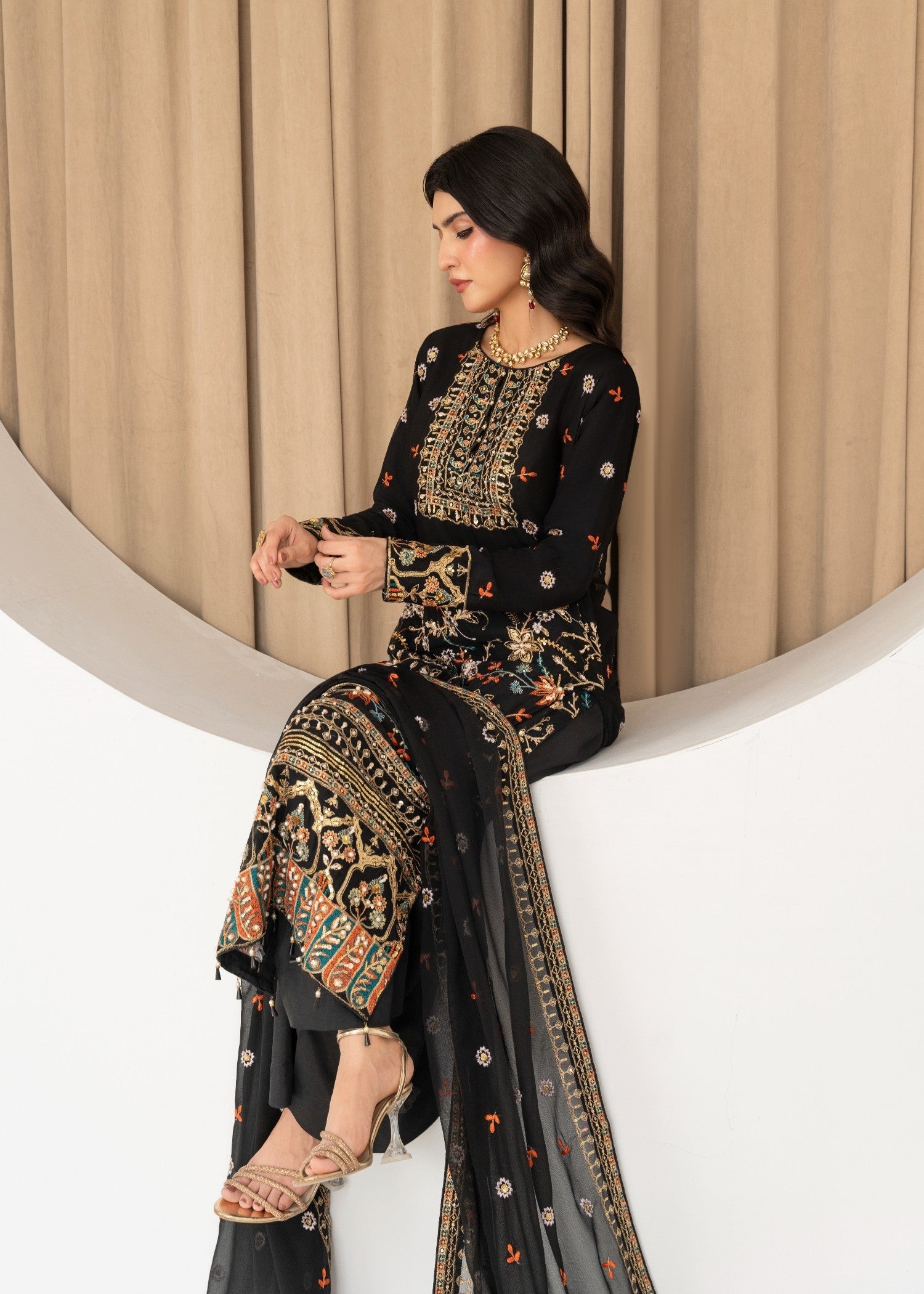 Qasim Anwer By Chandni Bridals ARIANA Women 3pcs