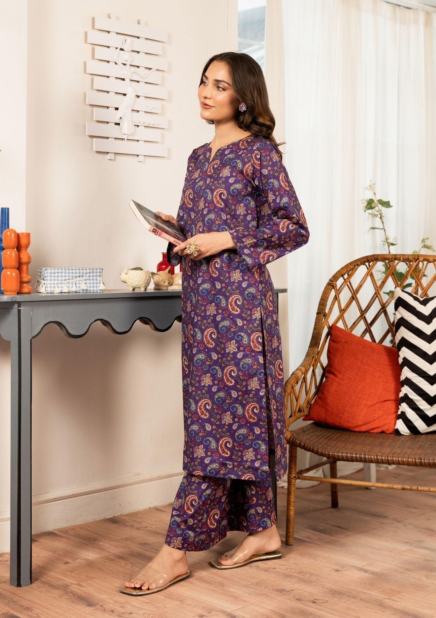Yolo Pret Digital Print Lawn GULMEENA G25 0019 Women 2pcs