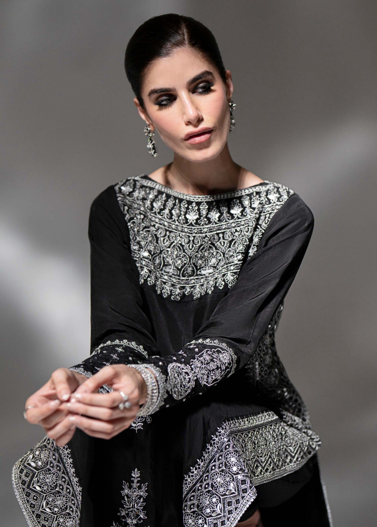 Musaif Nocturne Stitched () Women 2pcs